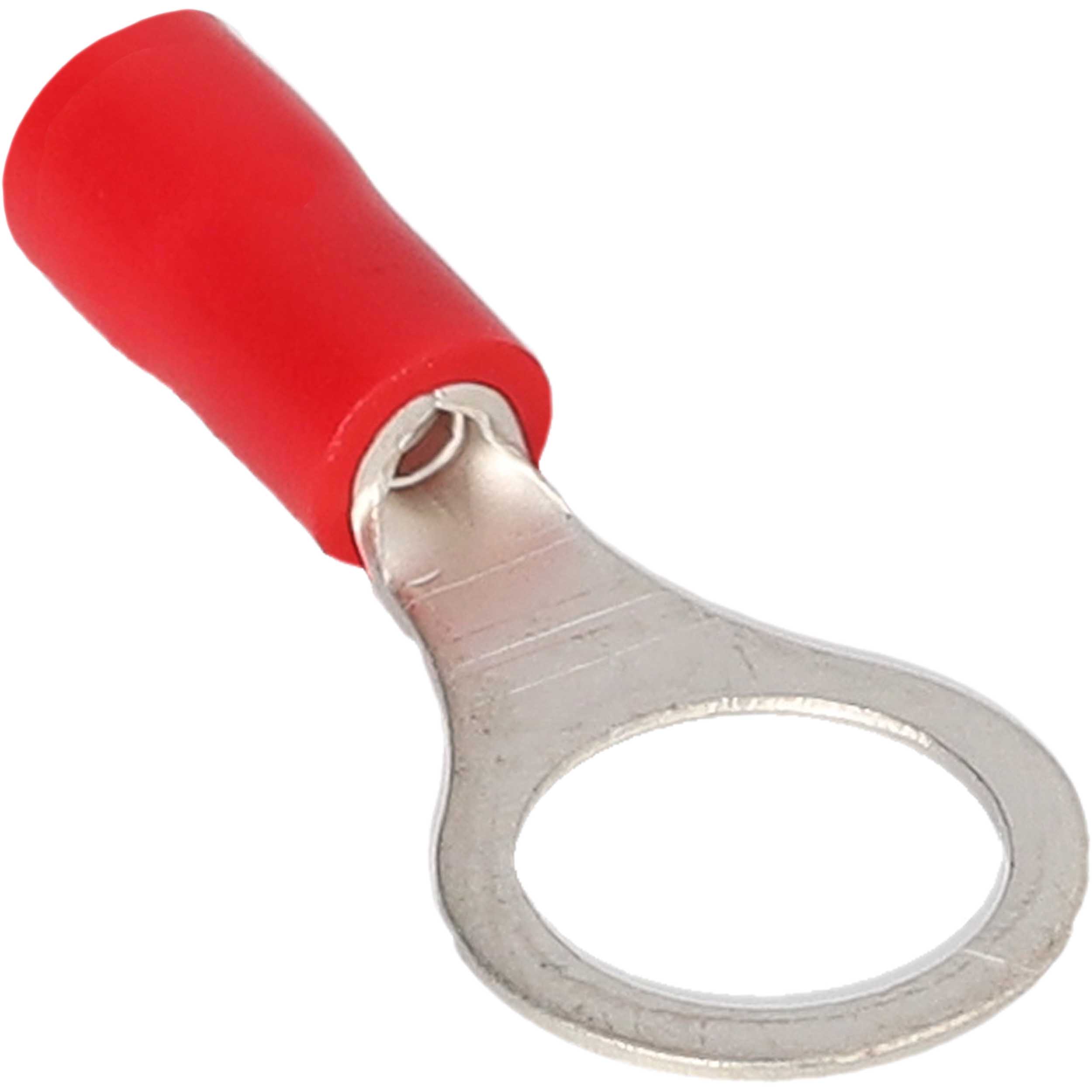 Red Vinyl Ring Terminal 22/18 Gauge 5/16 inch - Pack of 100