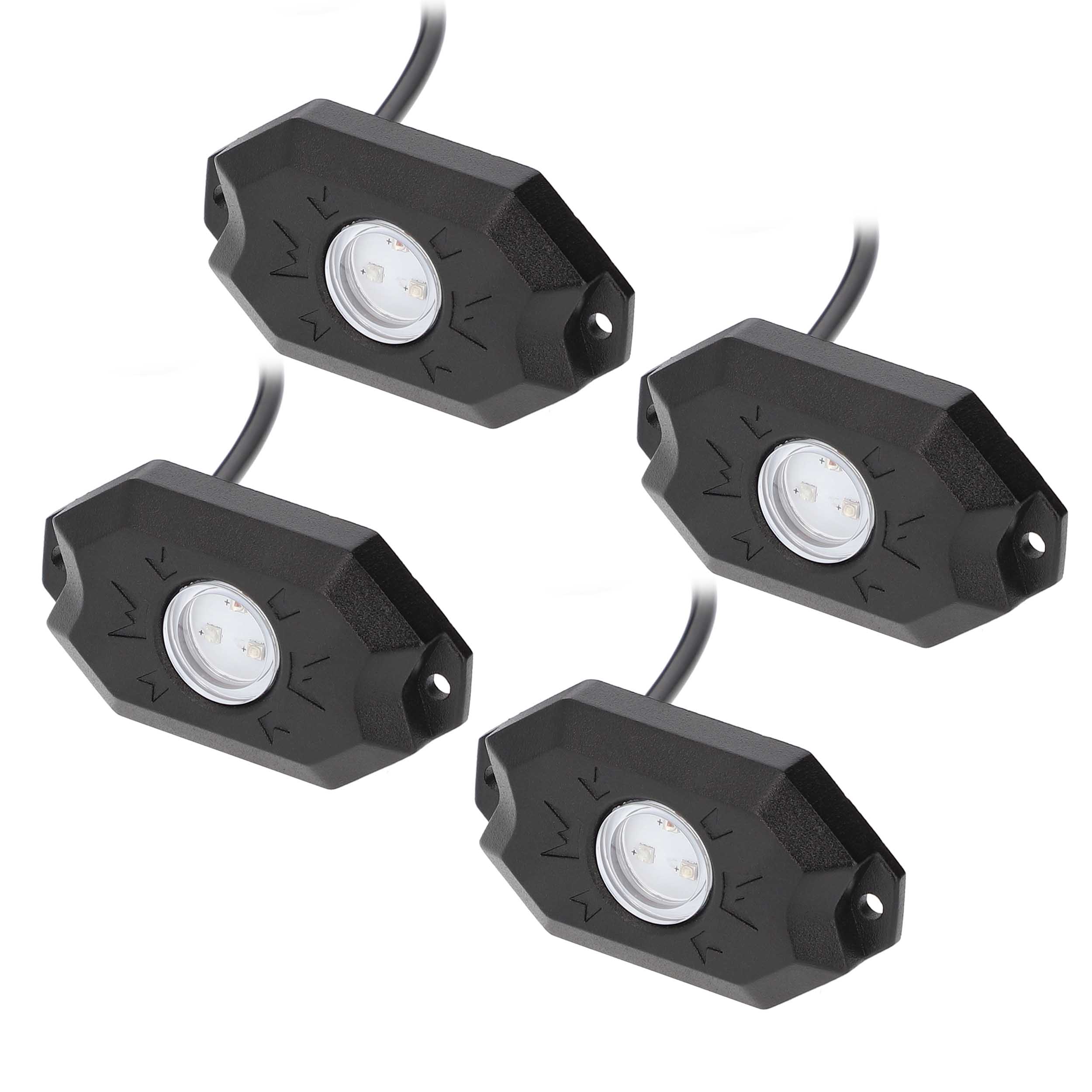 Daytona Lights RGB 4-Piece Rock Light Kit - App-Controlled