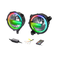 9" Premium Chasing LED Headlights - Jeep Wrangler JL | Gladiator JT