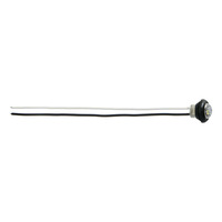 Round White Marker/Clearance Light - .75 Inch, 3 LED
