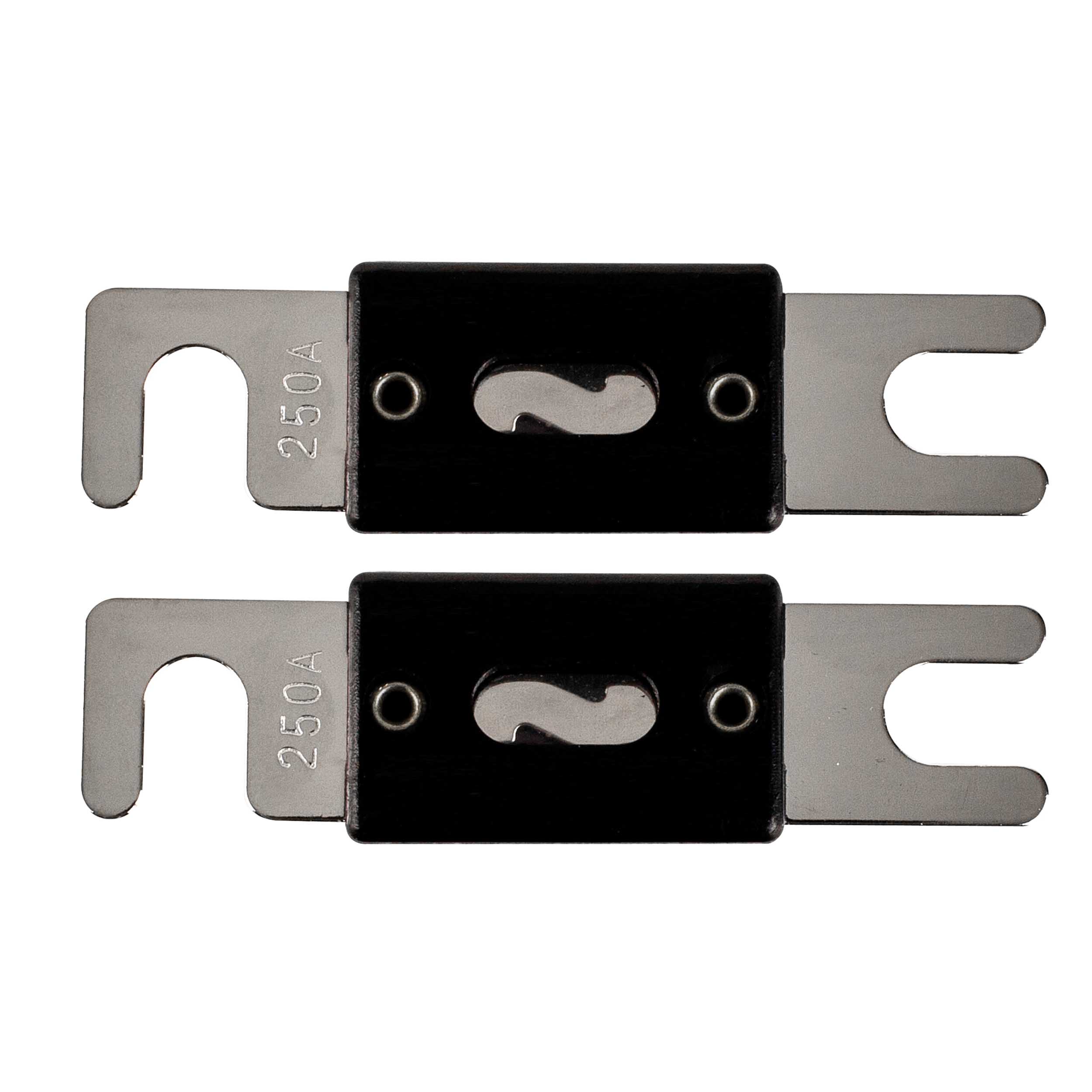250 AMP ANL Fuses Nickel Plated - MID SERIES - 2 PK