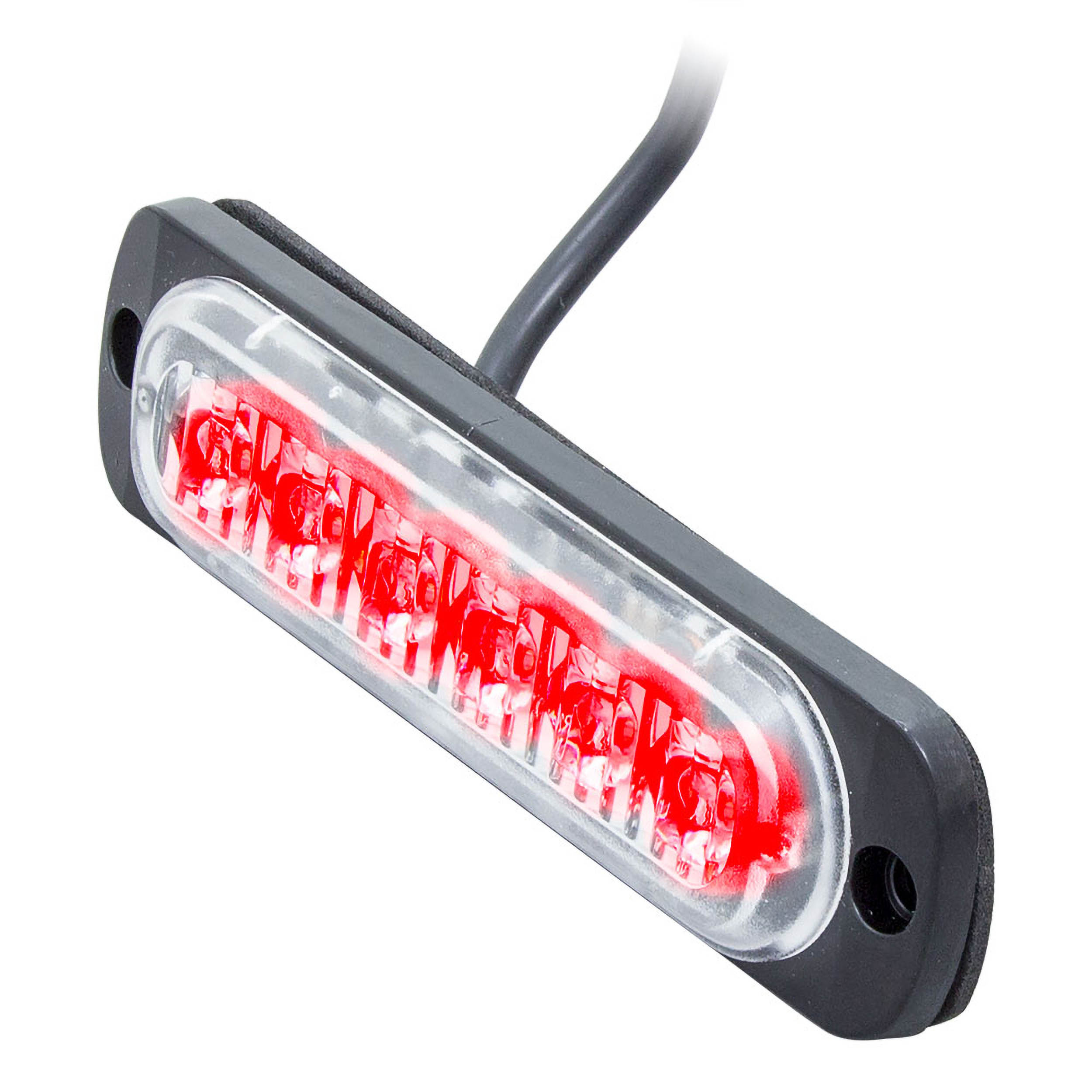 Single Color Red Lite Marker Lights - 4.4 Inch, 6 LED