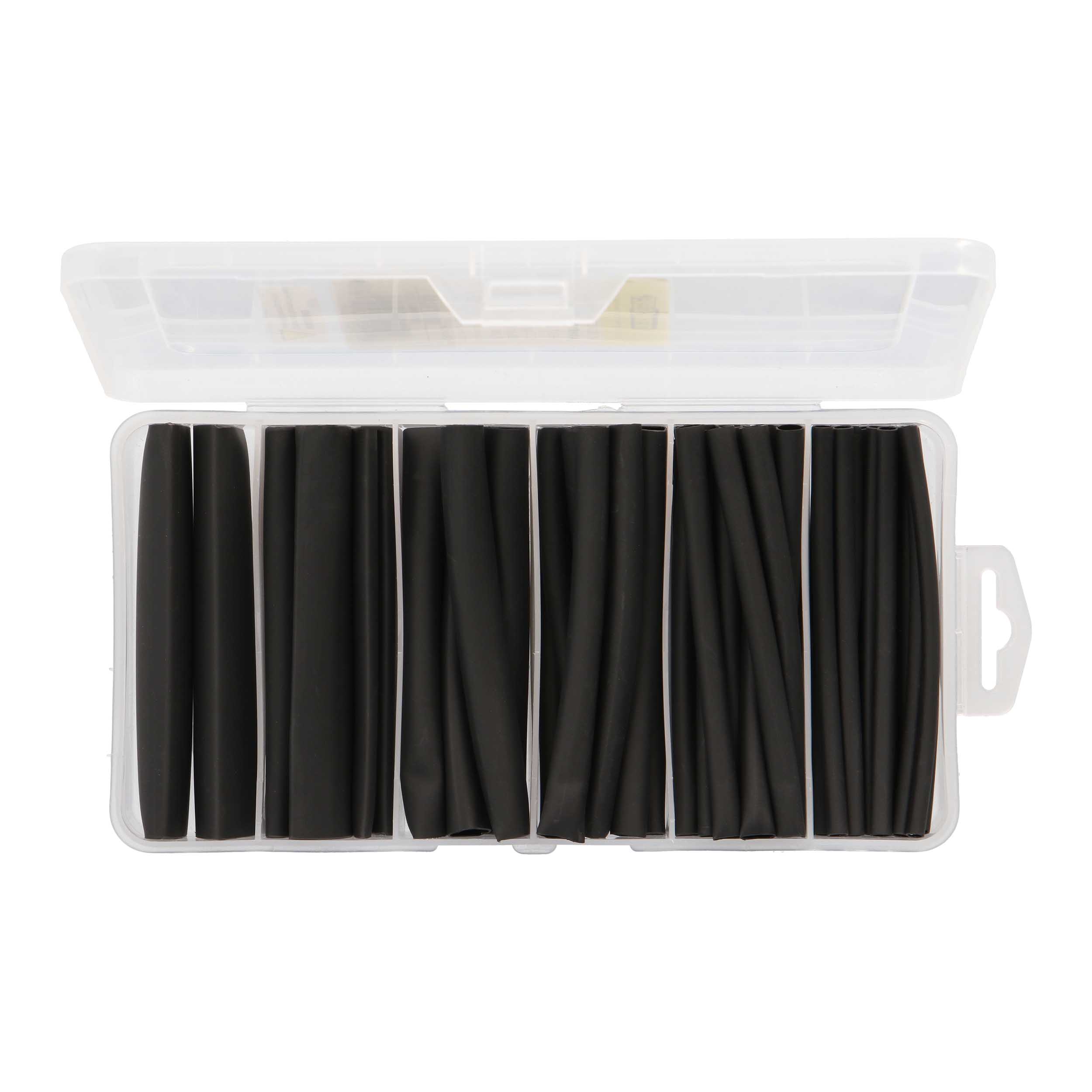 62 Pc Dual Wall Heat Shrink Tubing Kit - 4in Assorted 3:1 Bl