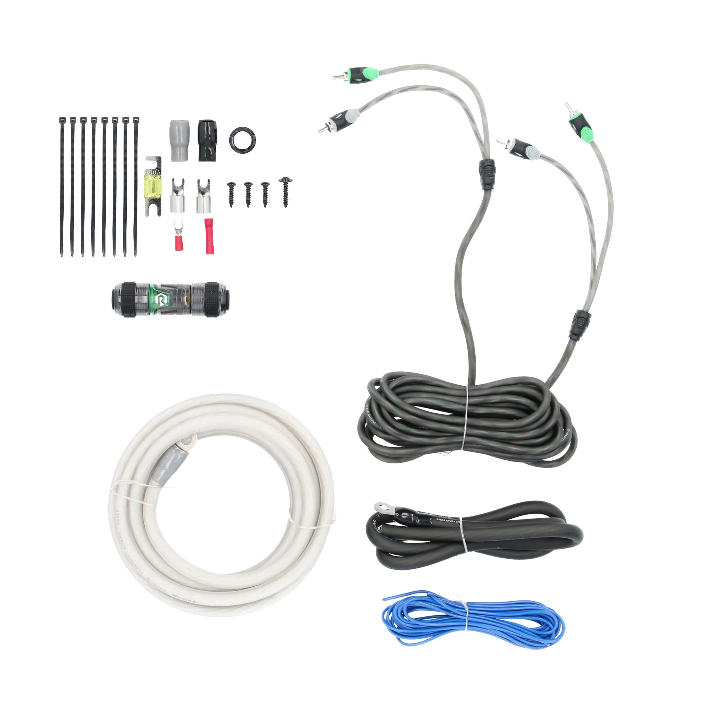 1500W 4 AWG Amp Kit with RCA Cable - Pro Series