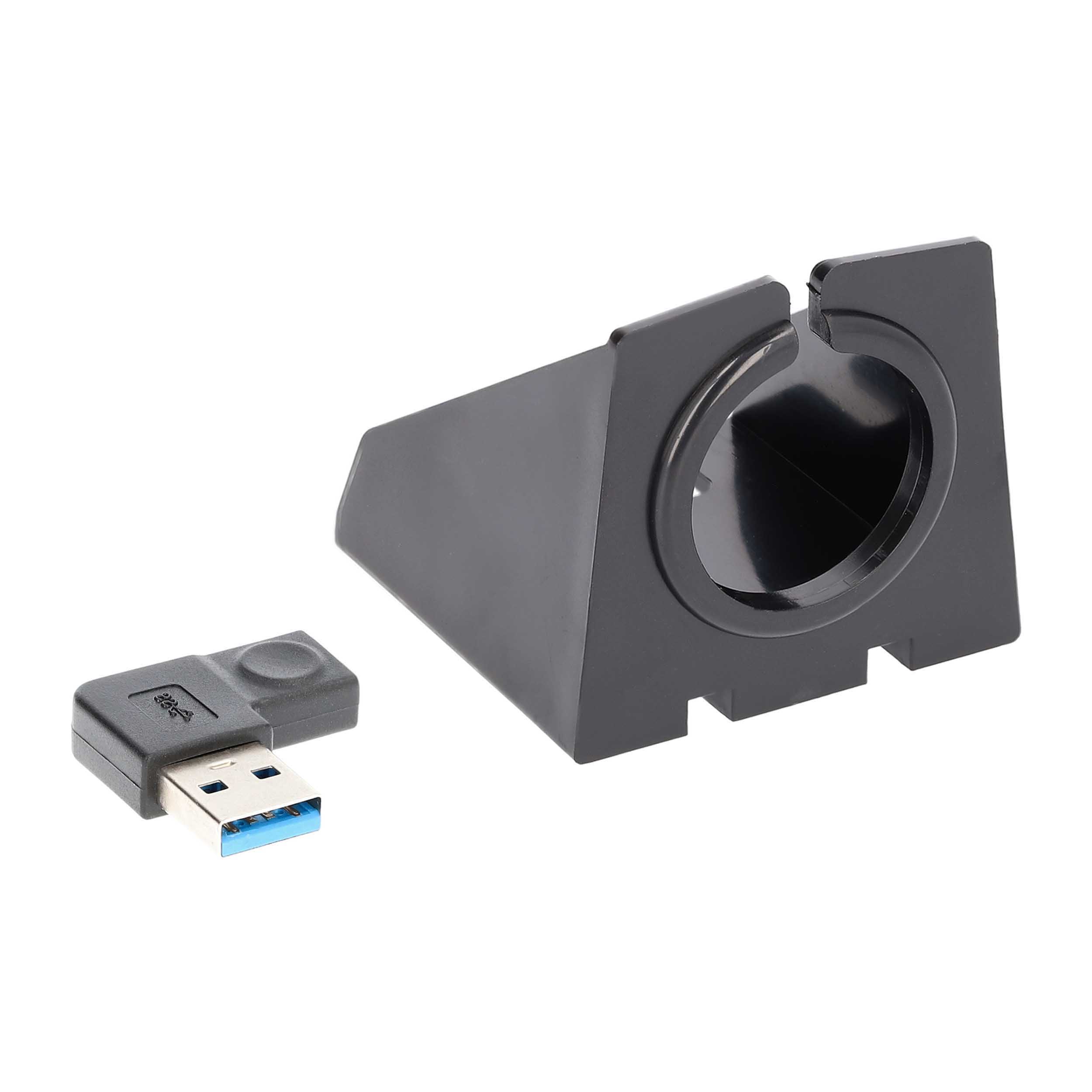 USB + USB-C Charge And Data Flush Mount - Retail Pack