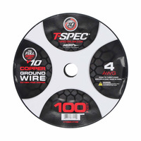 V10 OFC Tinned Ground Wire | 4 AWG | 100 ft. | Black