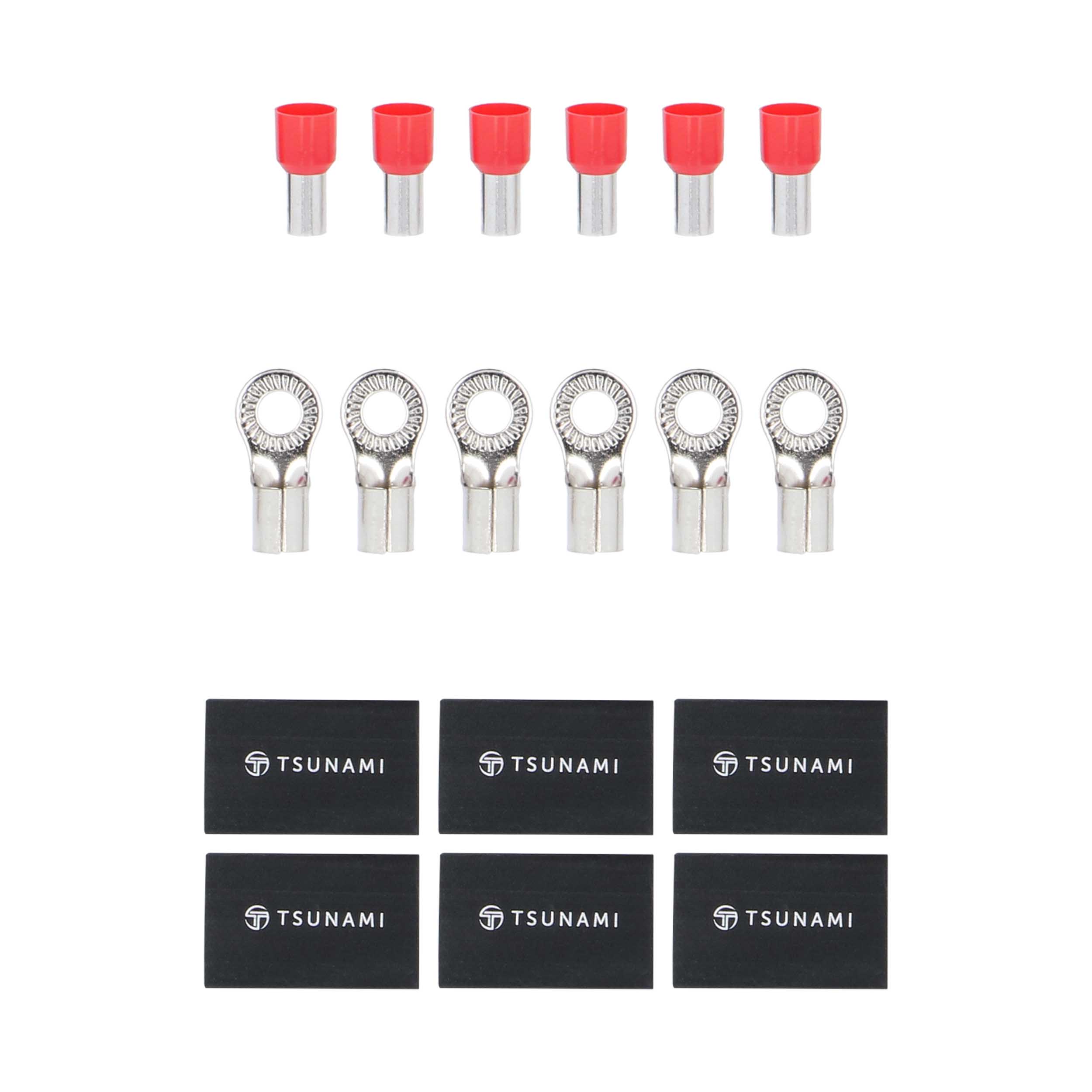 50Ft Spool Red 4ga w/Acc Kit