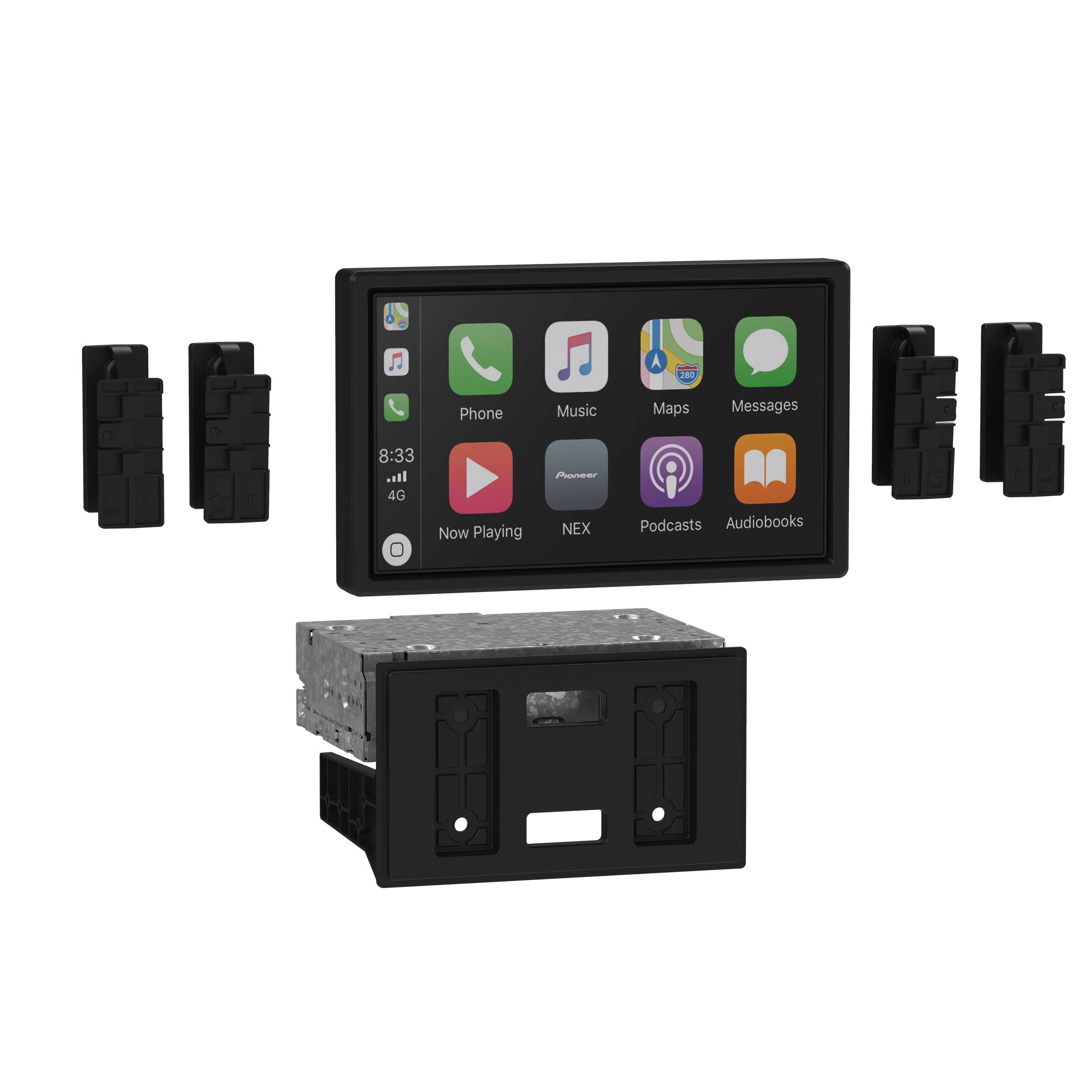 Universal Floating Mount Kit - Fits Pioneer 8" Radios