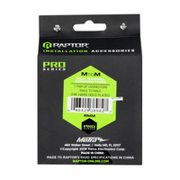 Raptor Pro Series RCA Barrel Connector | Male to Male