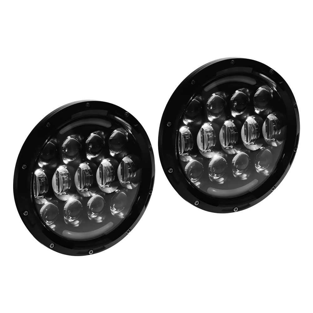 Improved RGB Backlit 7" LED Light - 7 Inch, 15 LED