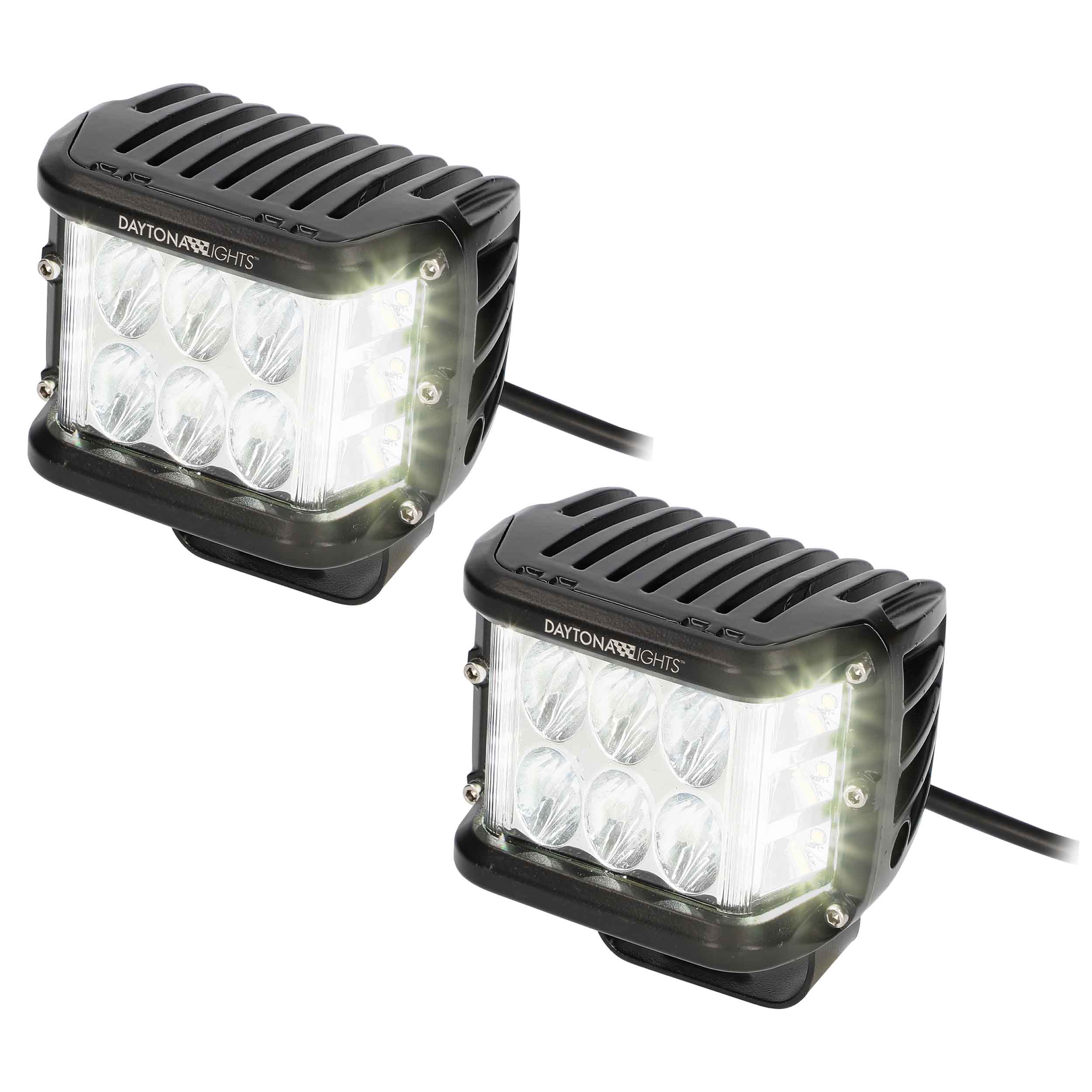Daytona Lights Dual Row Cube Lights - 140-Degree Dual Zone