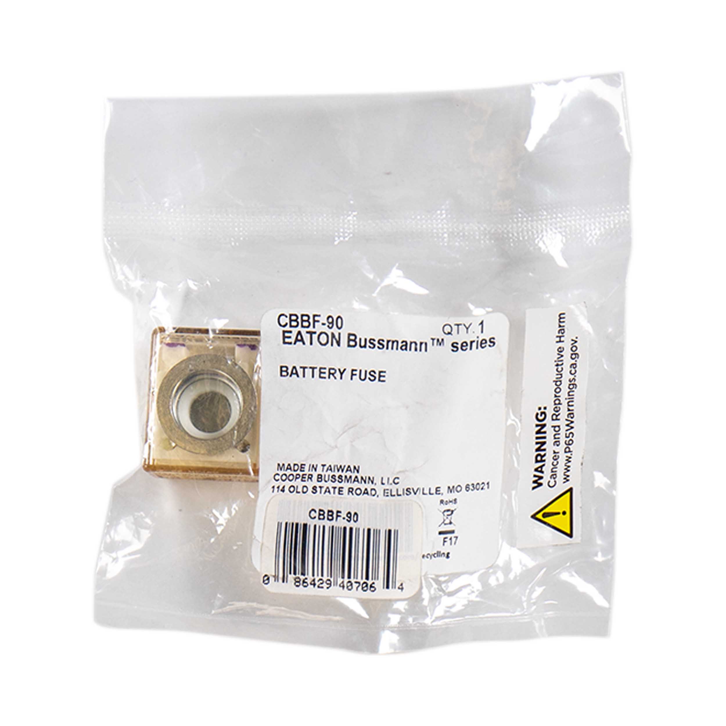 Marine Rated Battery Fuse - 90 Amp