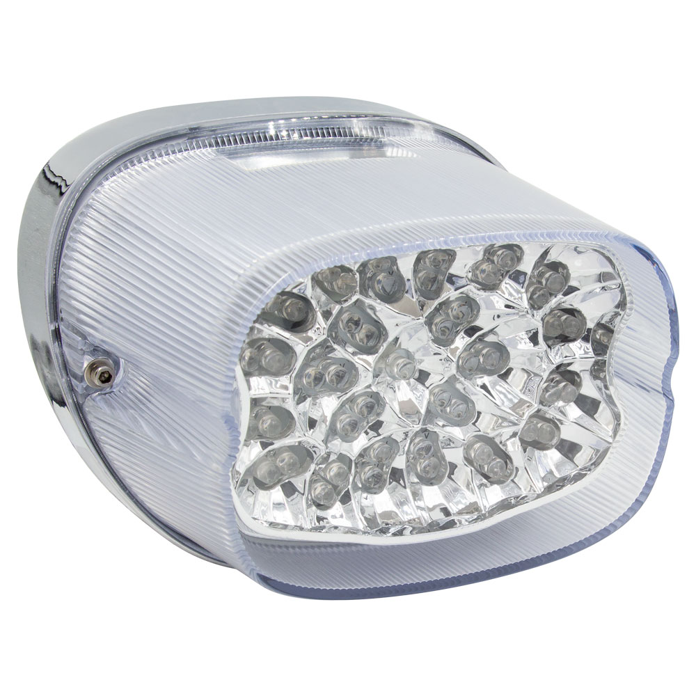 Clear Replacement Tail Light with Turn Signals - Harley Davi