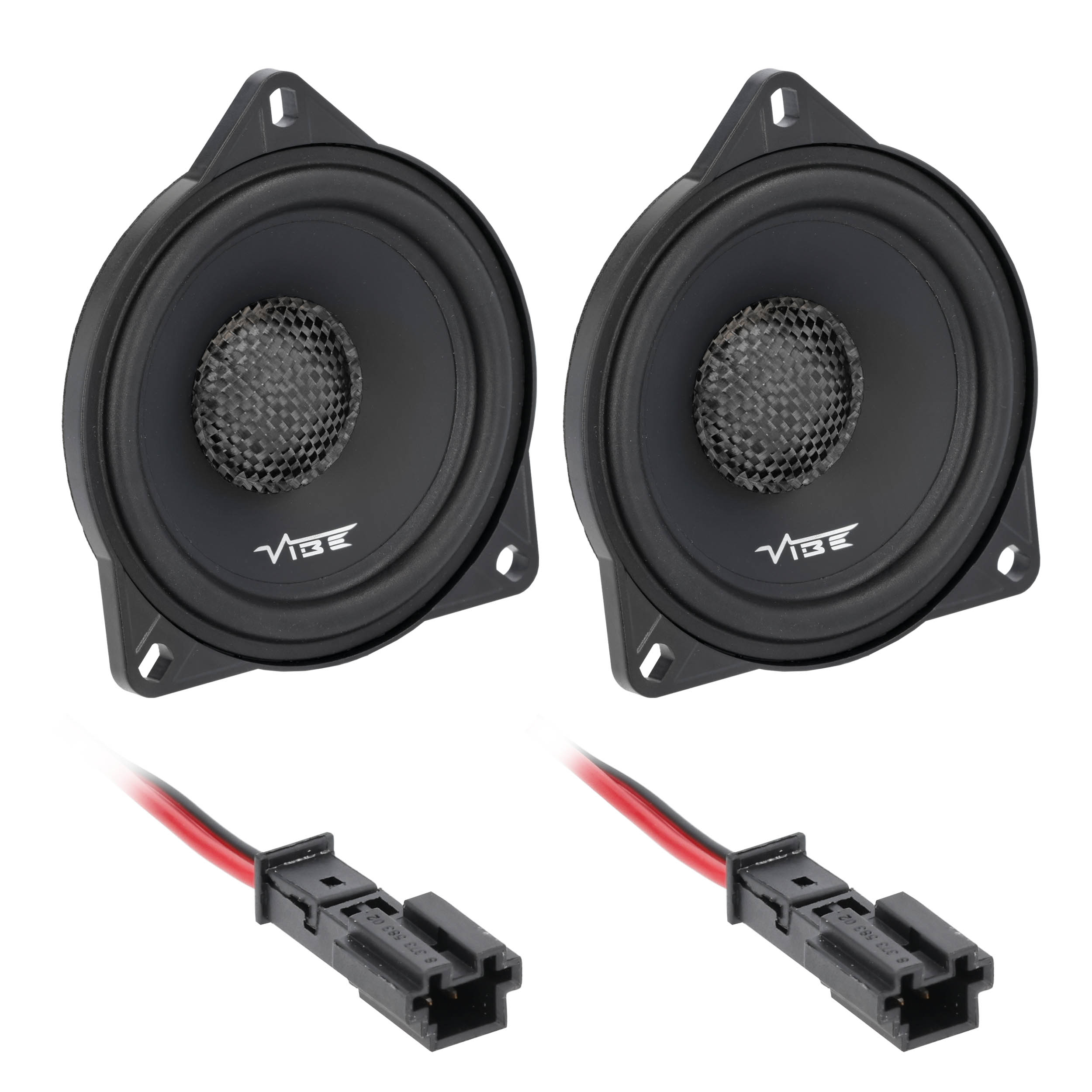 Plug-N-Play 4″ Midwoofer Speaker Kit - Fits Select Tesla