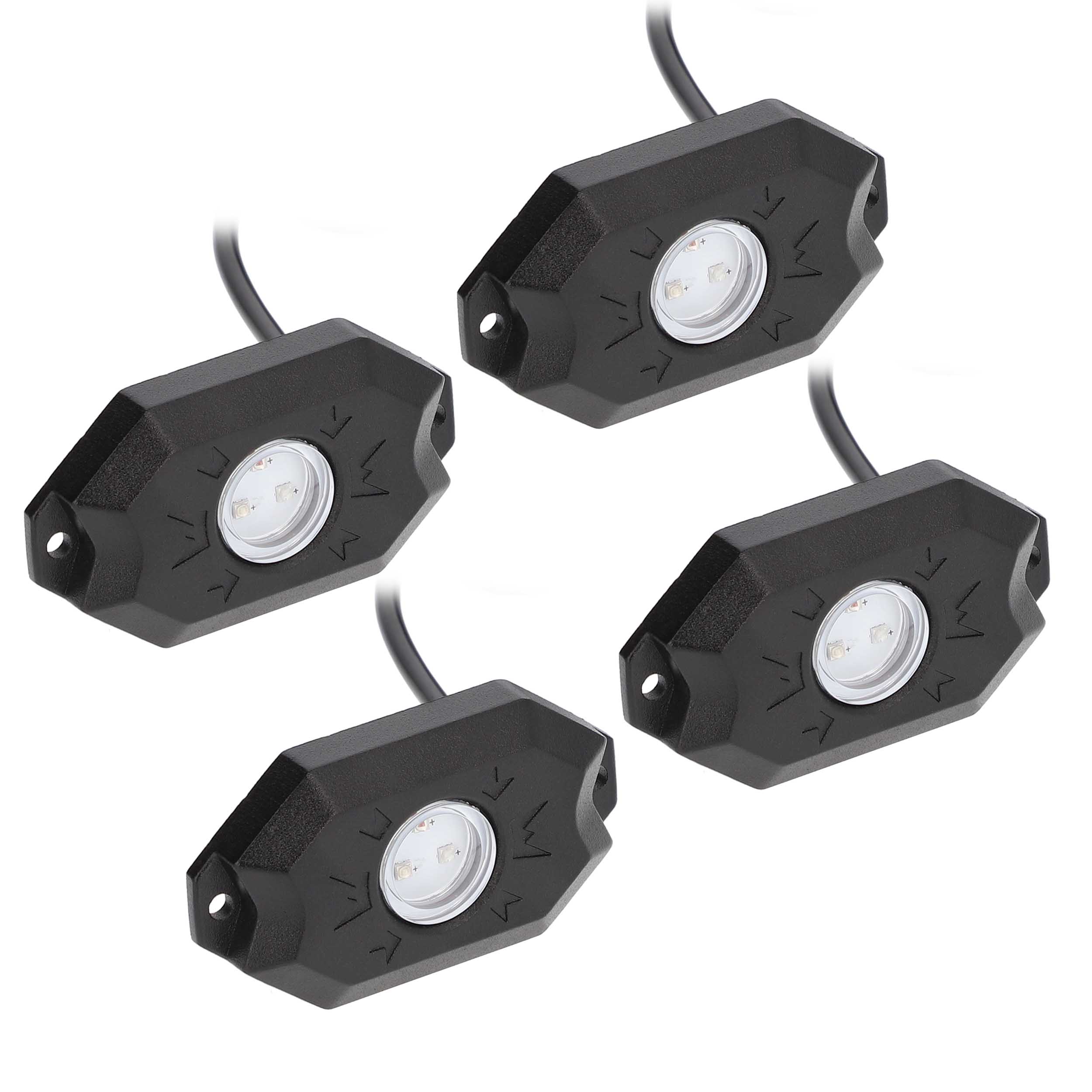 Daytona Lights RGB 4-Piece Rock Light Kit - App-Controlled