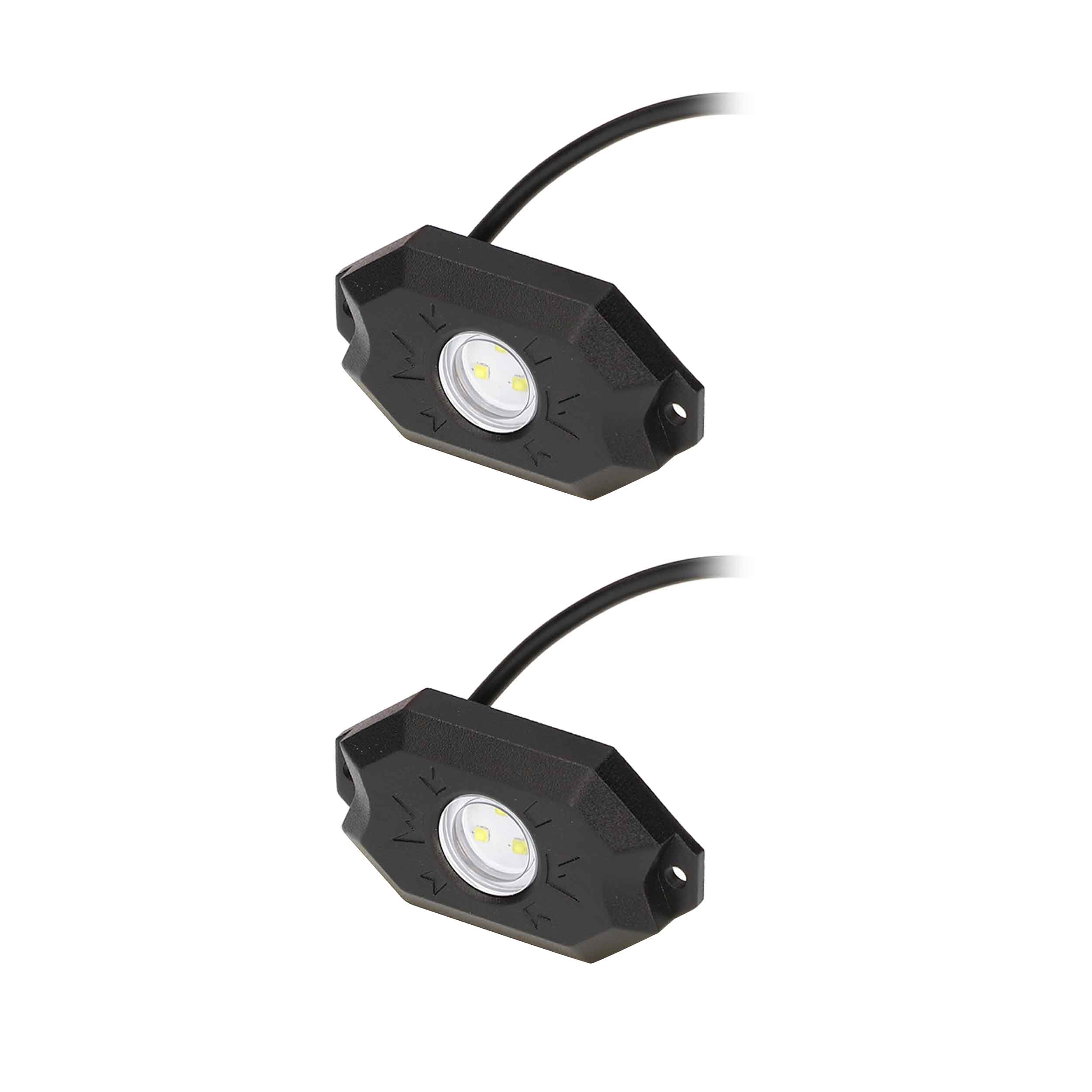 Daytona Lights Rock Lights (White) - 2 Pack