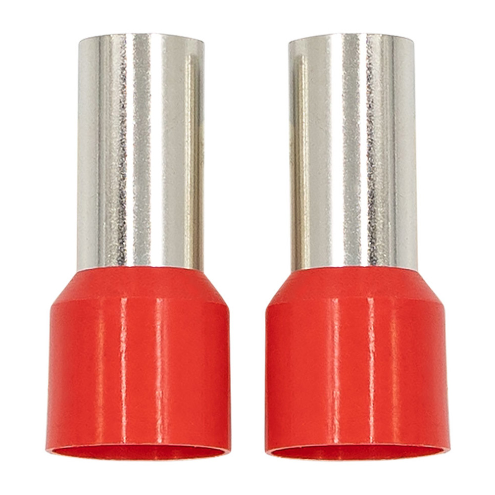 Ferrules - Red 4GA - 50 per Bag