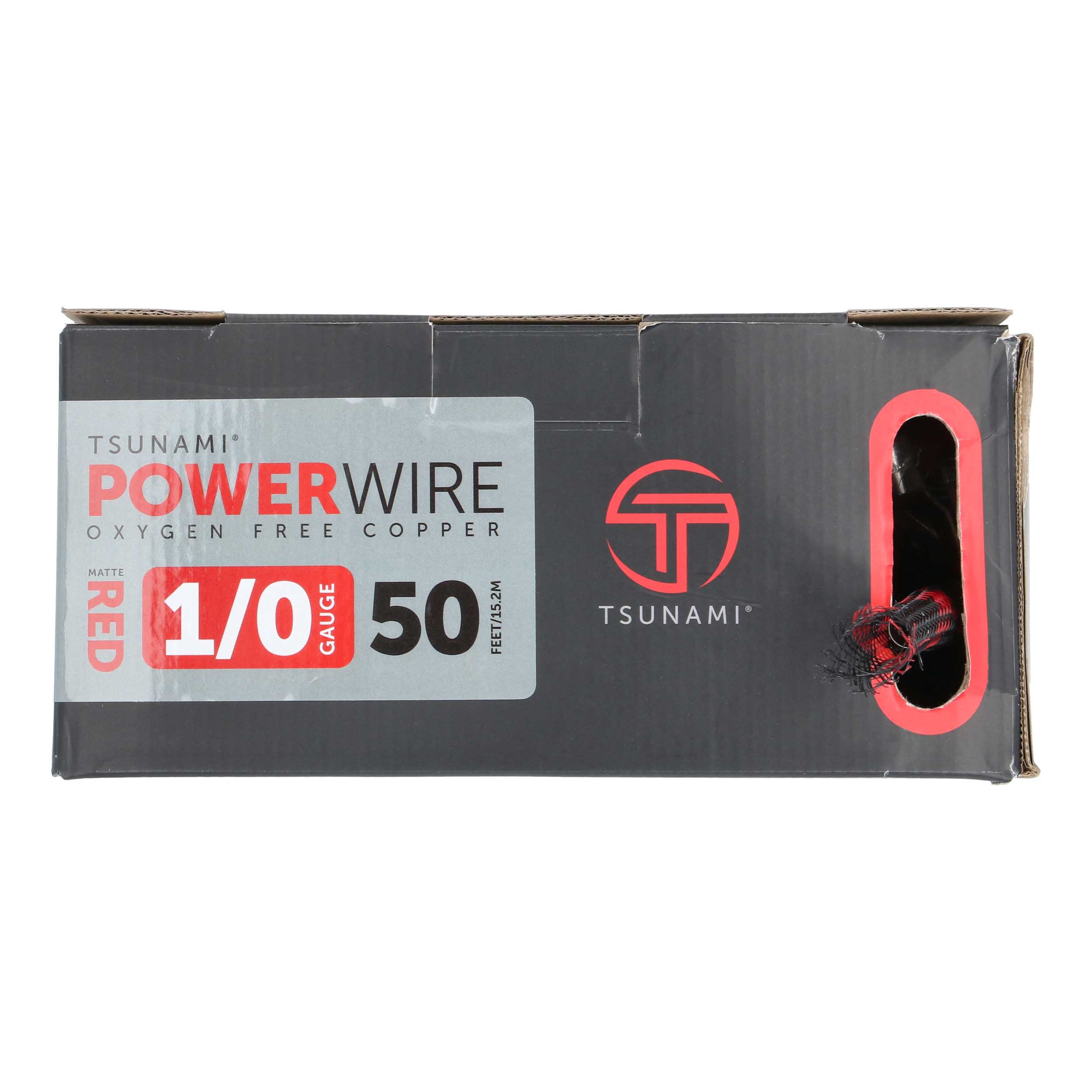 50Ft Spool Red 0ga w/Acc Kit