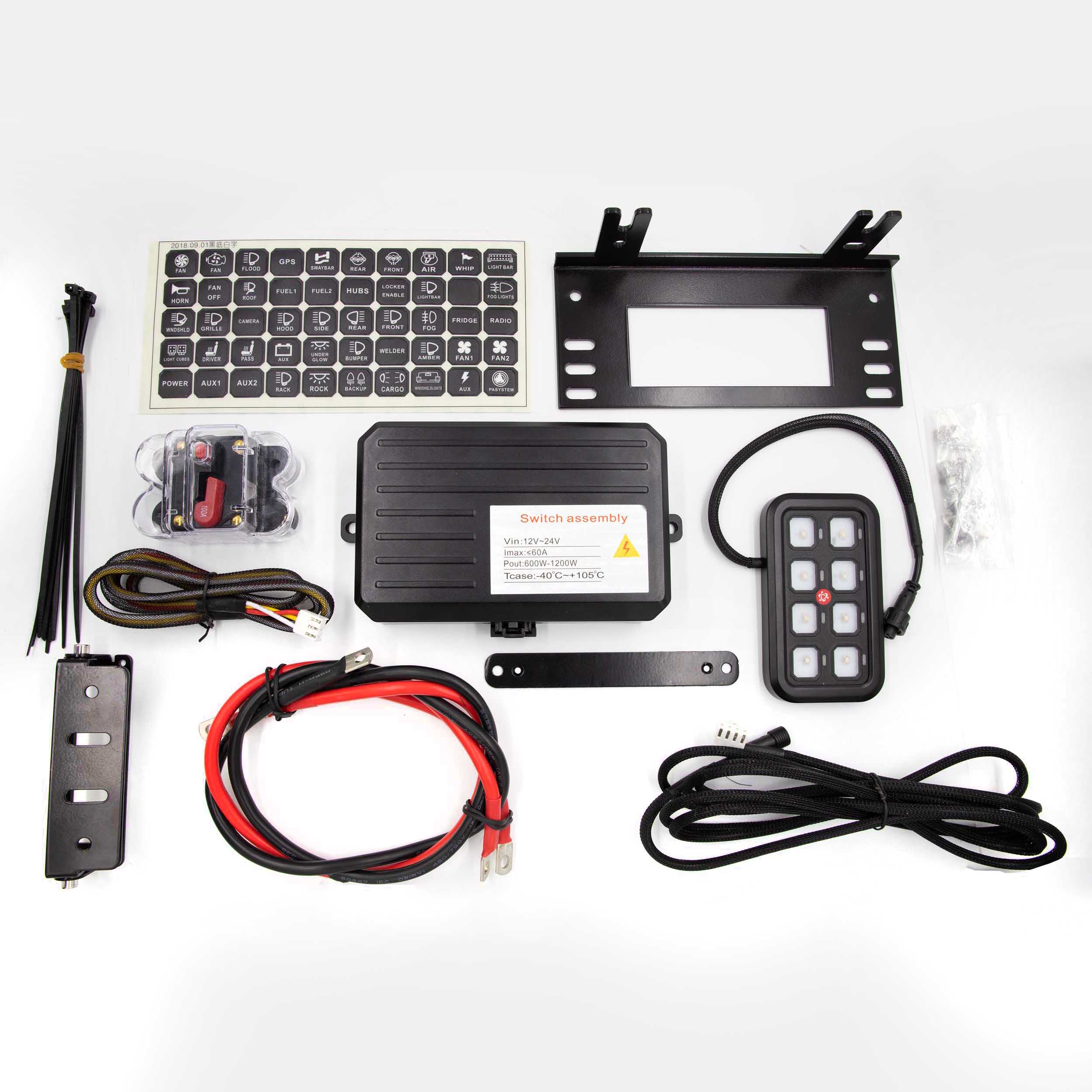 8 Gang Switch Panel System