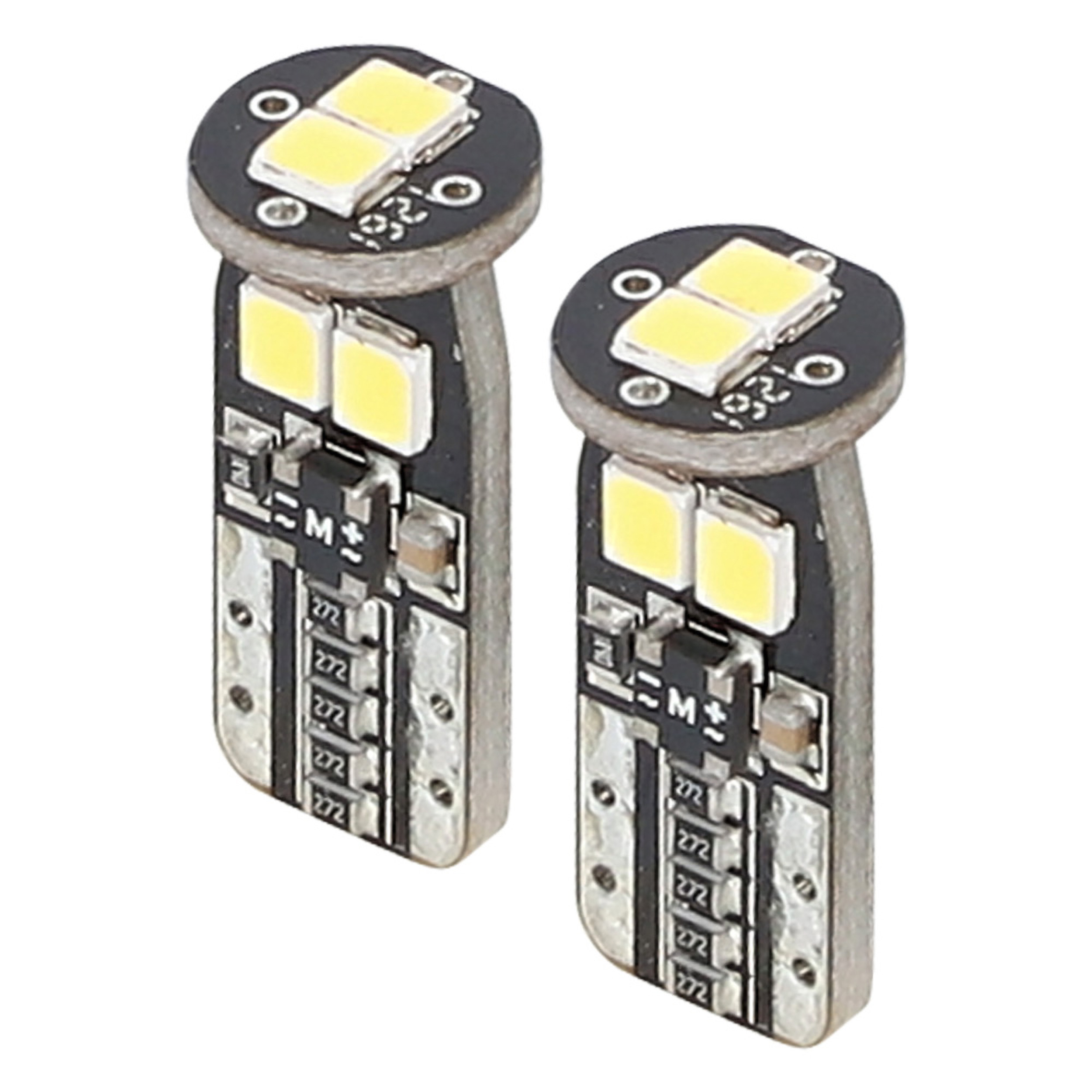 T10 White Bulbs with Integrated Internal CANBUS System - 2-P
