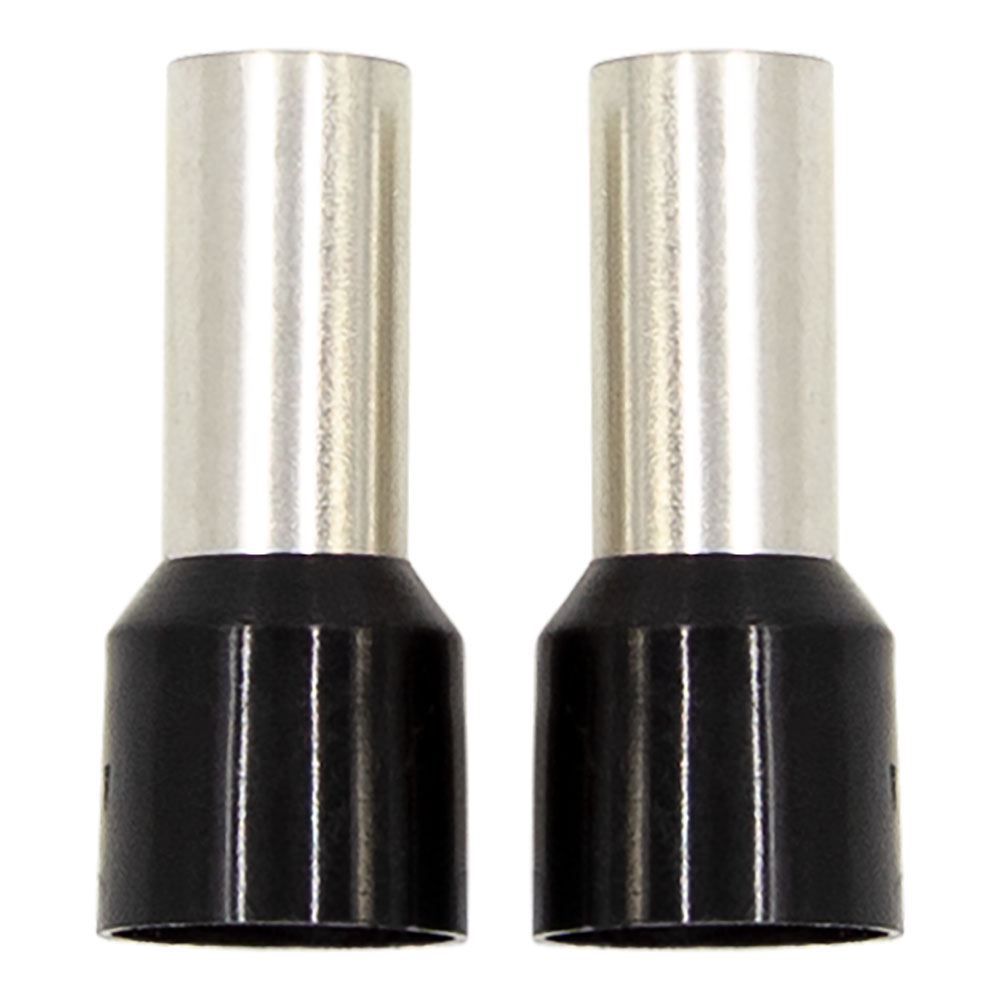 Ferrules - Black 8GA - 50 per Bag