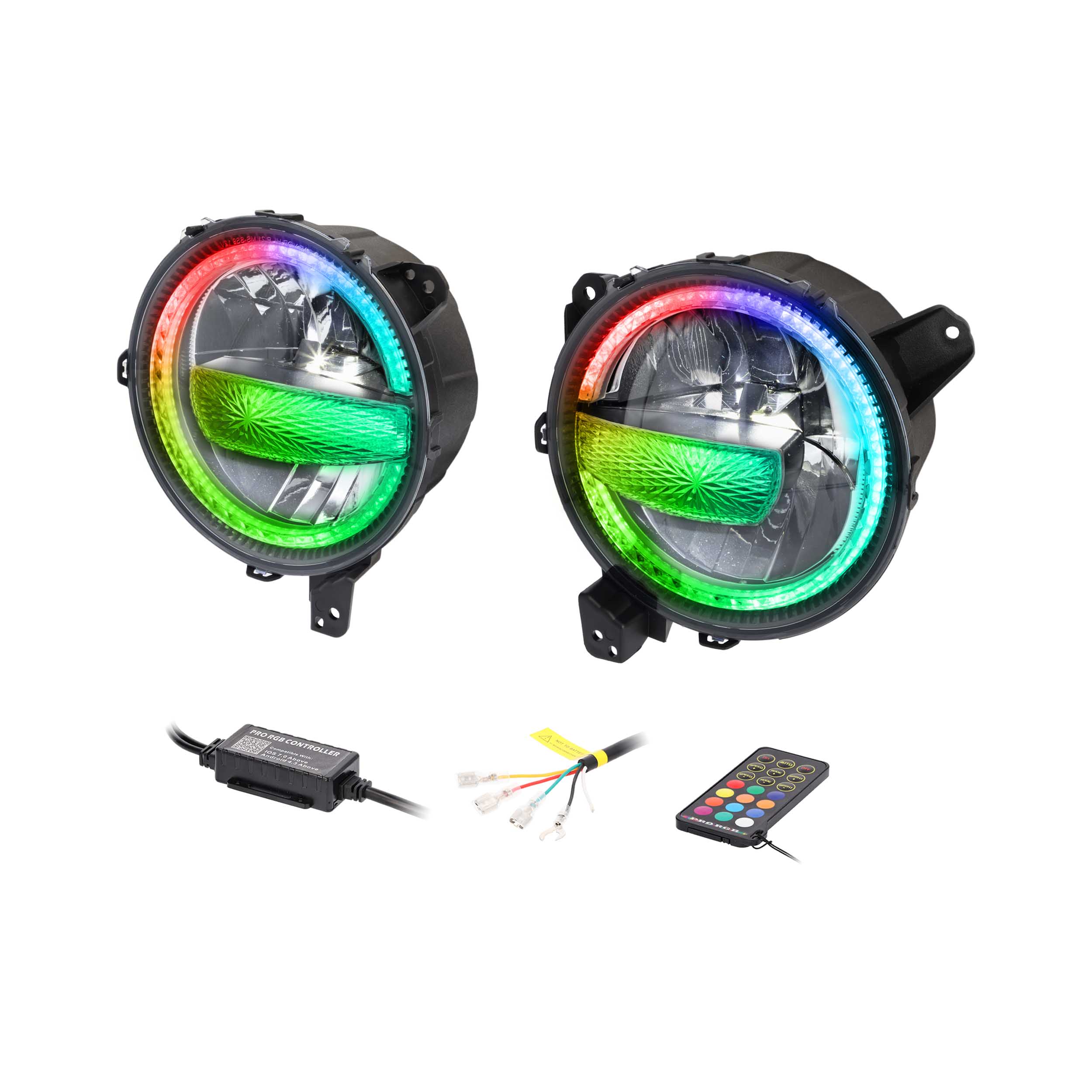 9" Premium Chasing LED Headlights - Fits select Jeeps®