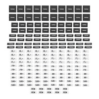 Clean Wire Installation Heat Shrink Label and Ferrule Kit | 380 Piece