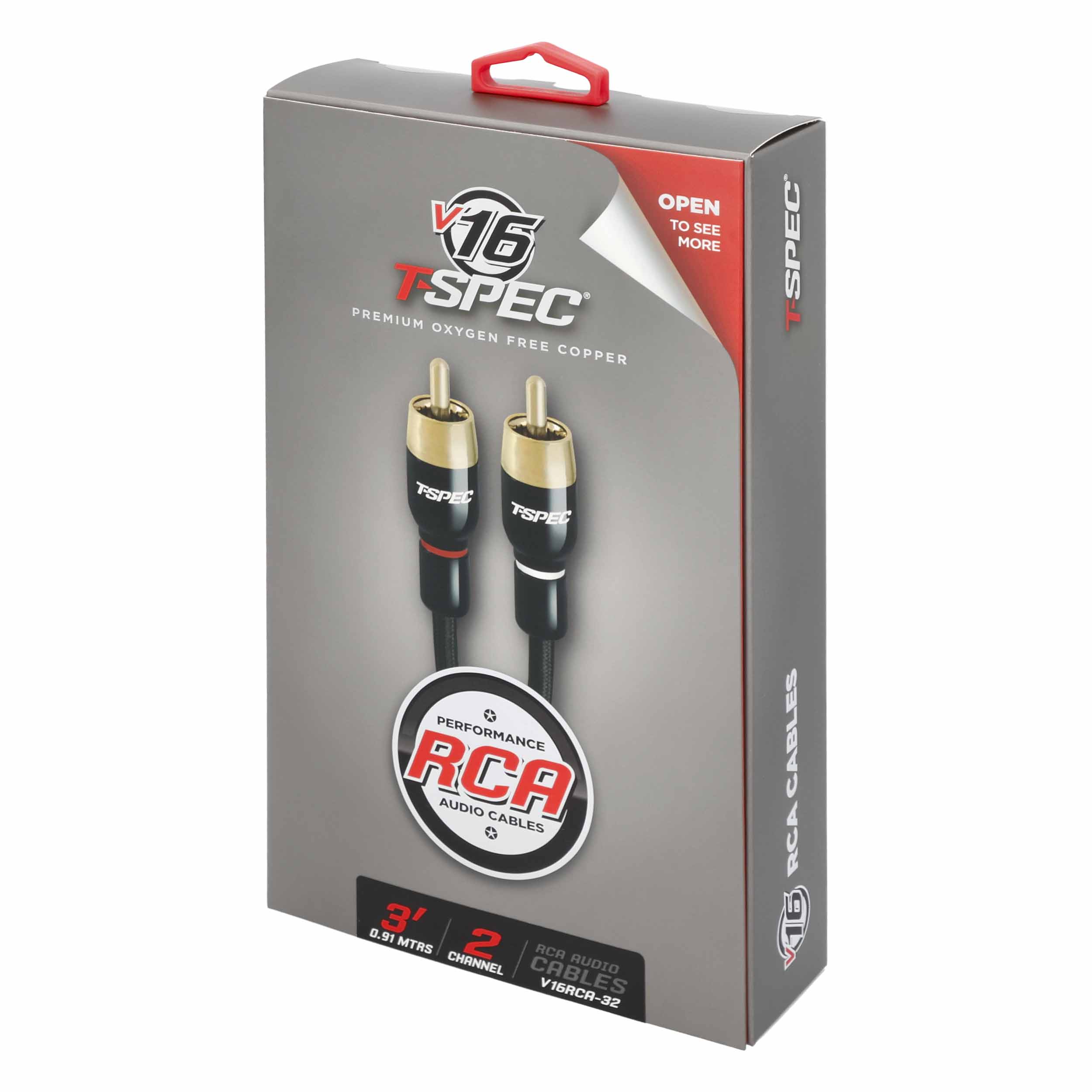 V16 Series RCA Audio Cables - 3 Feet