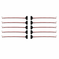 PL-3 Male Right Angle Connector - 10-Pack
