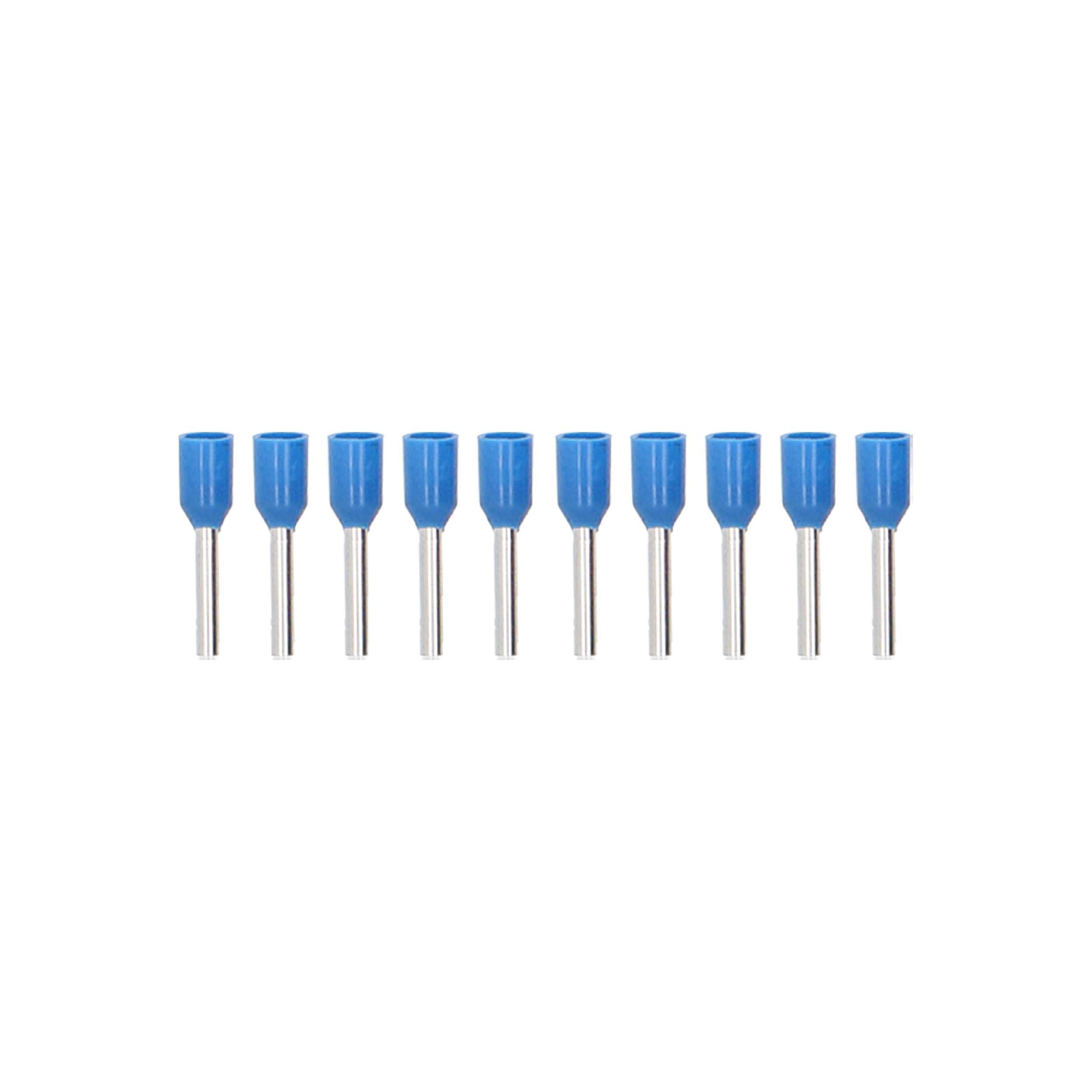 10-Piece Blue 16/18GA Ferrules - Refill Pack