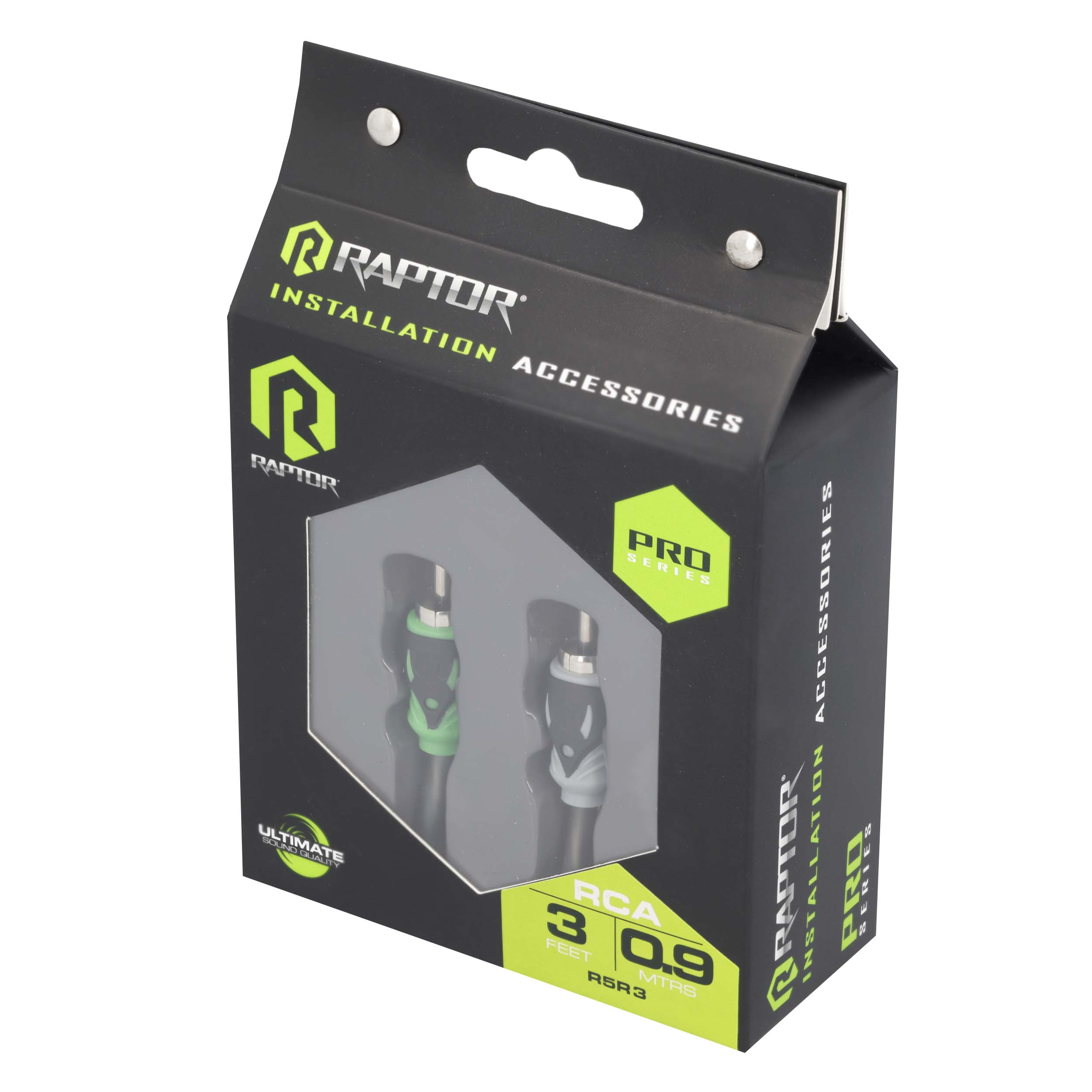 RCA 2-Channel Audio Cable - Pro Series 3 Feet