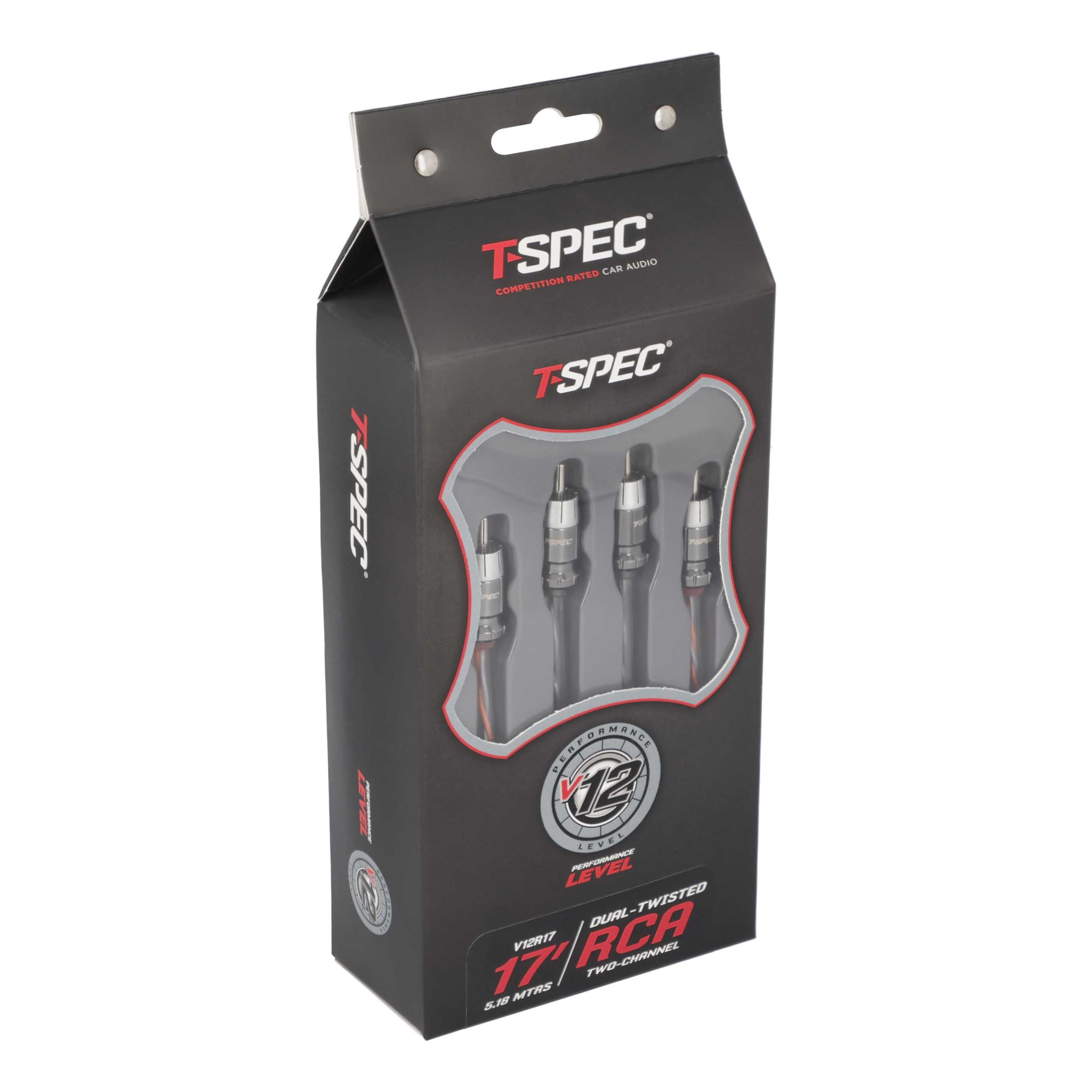 RCA v12 Series 2-Channel Audio Cable - 17 FT