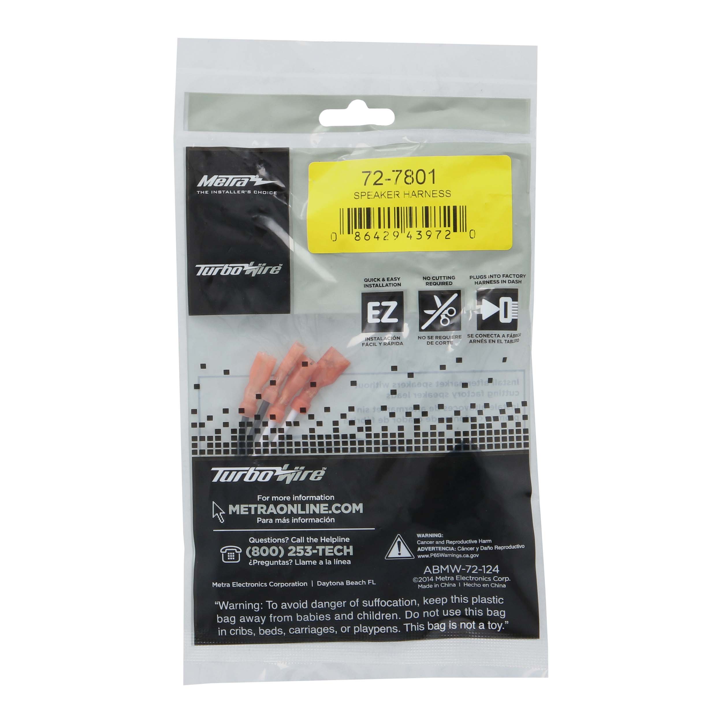 Speaker Harness Fits Select 2022-2024 Honda Vehicles