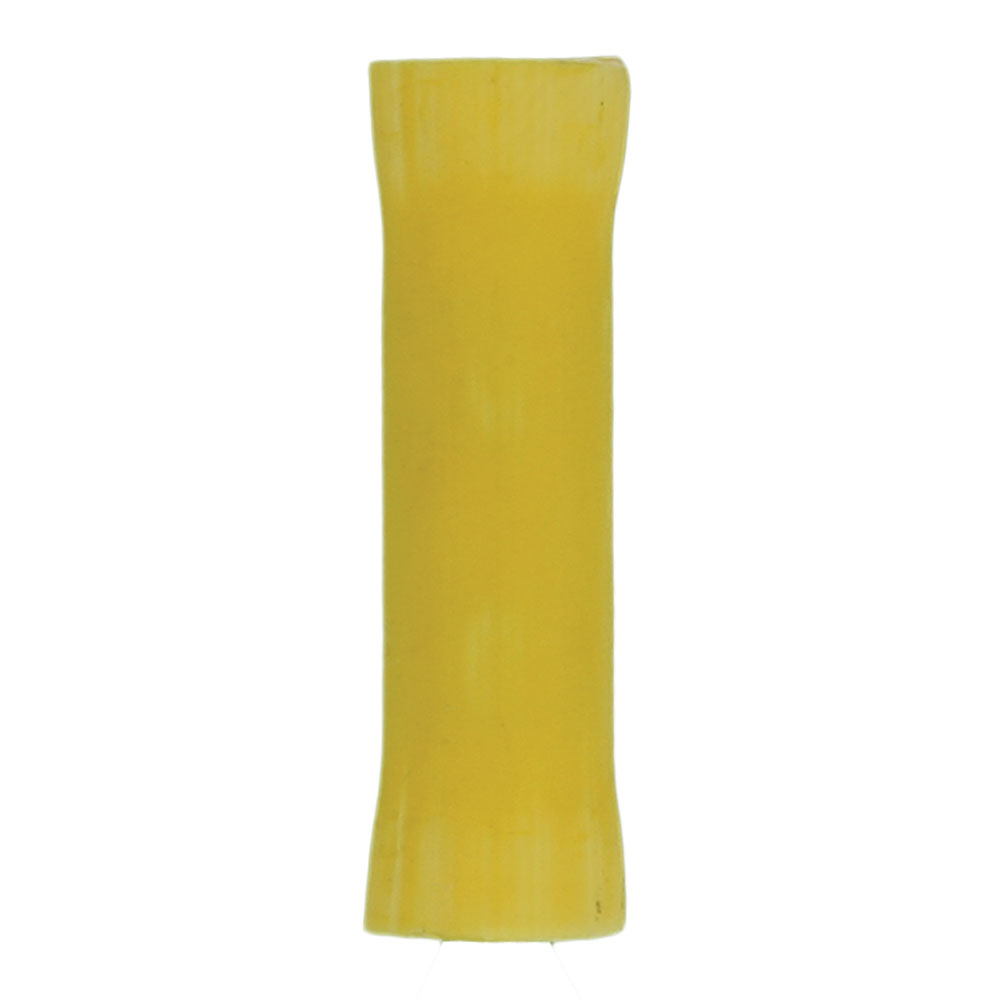 3M™ Yellow Vinyl Butt Connector 12-10 Gauge  Pkg of 100