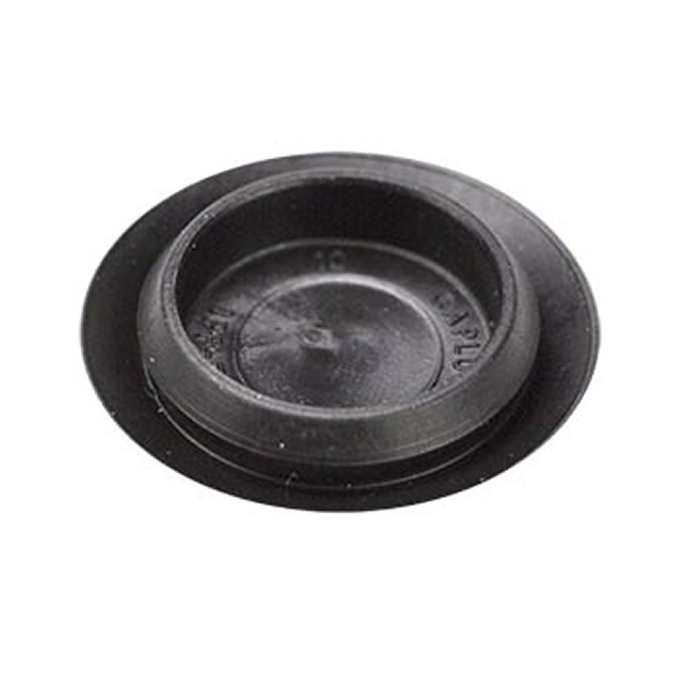 1inch Hole Plug Flush Black 17/16inch Head Diameter - 100PK