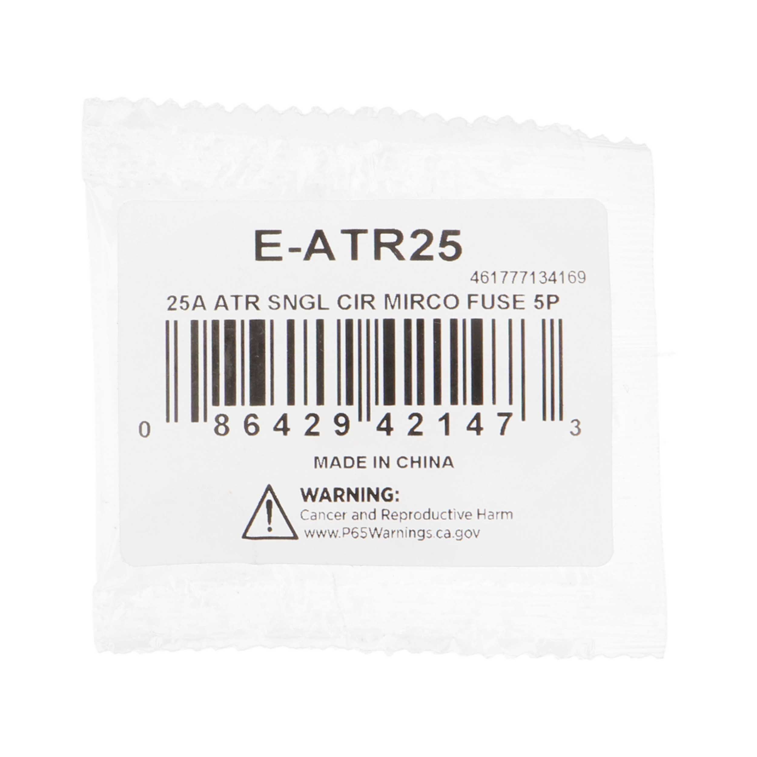 25 Amp 2 Leg Micro ATR Fuse - 5PK