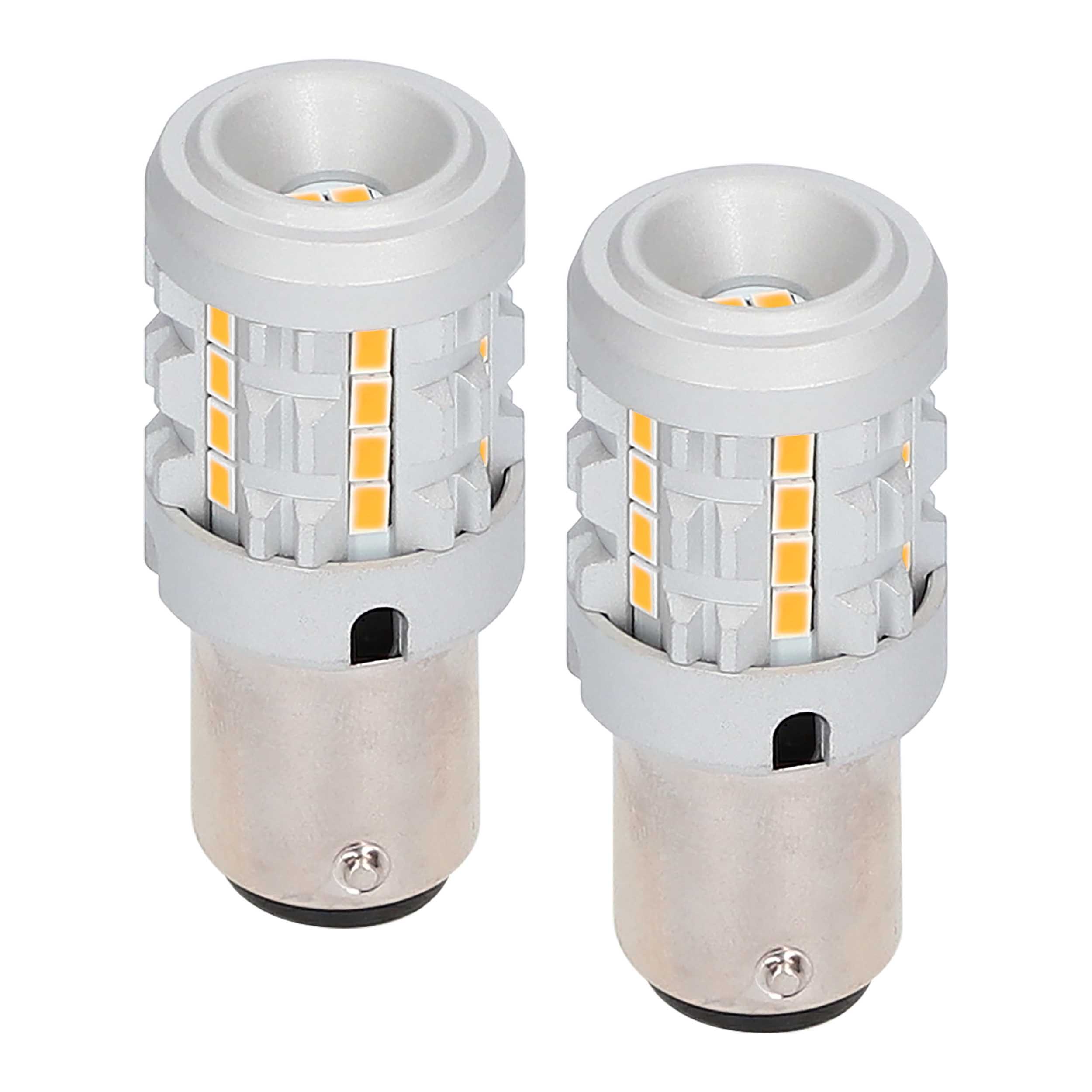 1156 Amber Bulbs with Integrated Internal CANBUS System - 2-