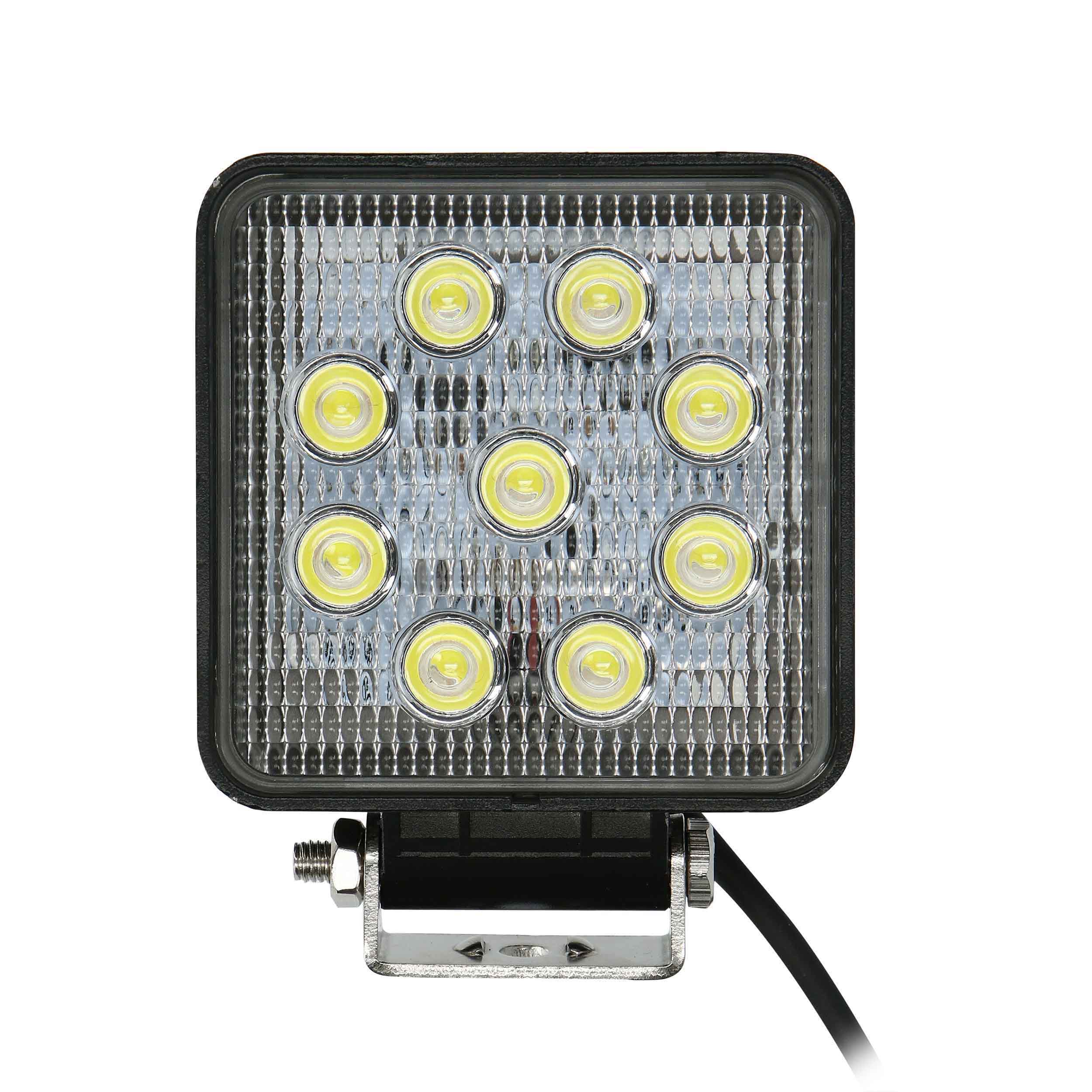 Daytona Lights Square Driving Lights - 9 LED (2PK)
