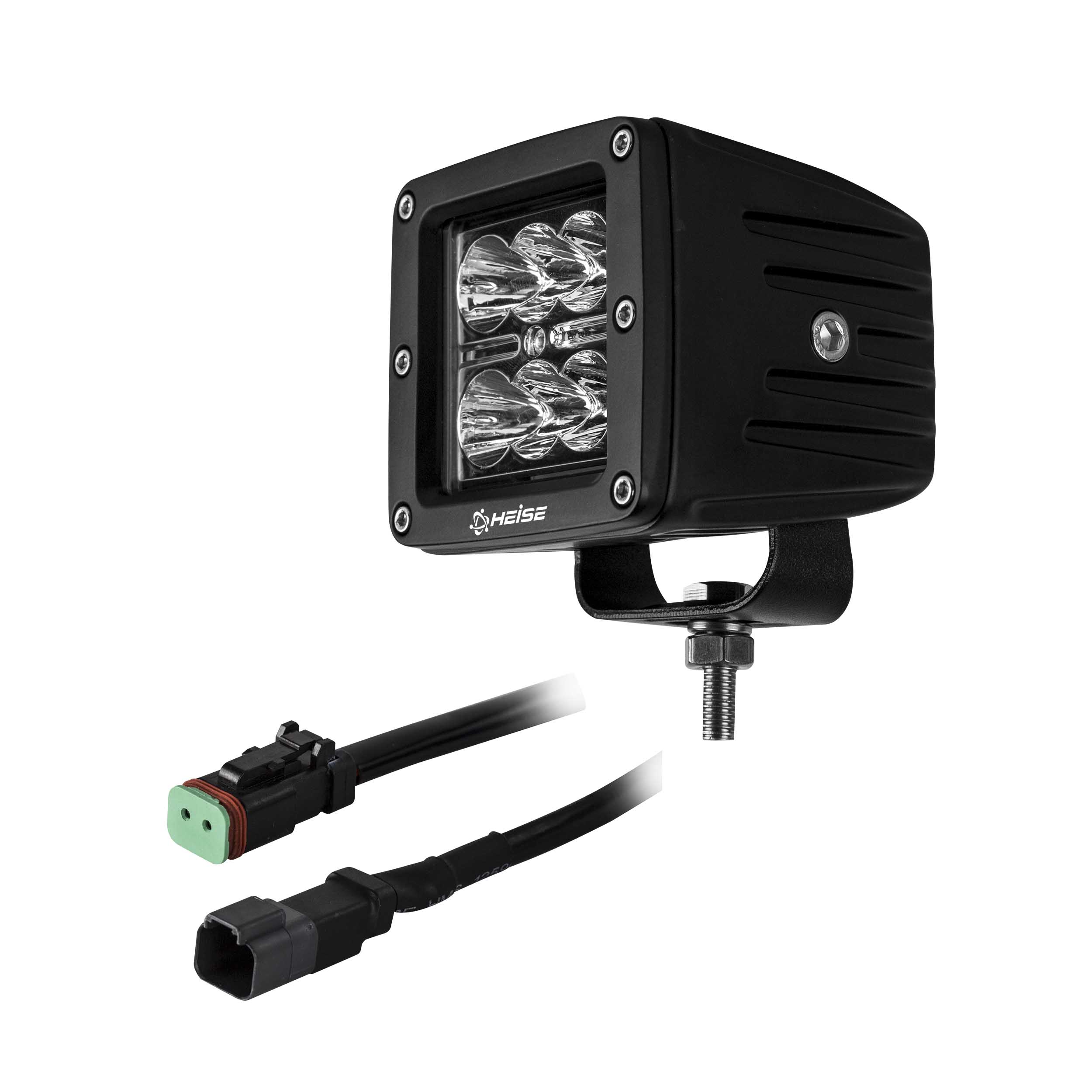 Amber Cube Spot Light - 3 Inch, 6 LED