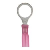 Heat Shrink Red Ring Terminal 22-18 Gauge 3/8 inch