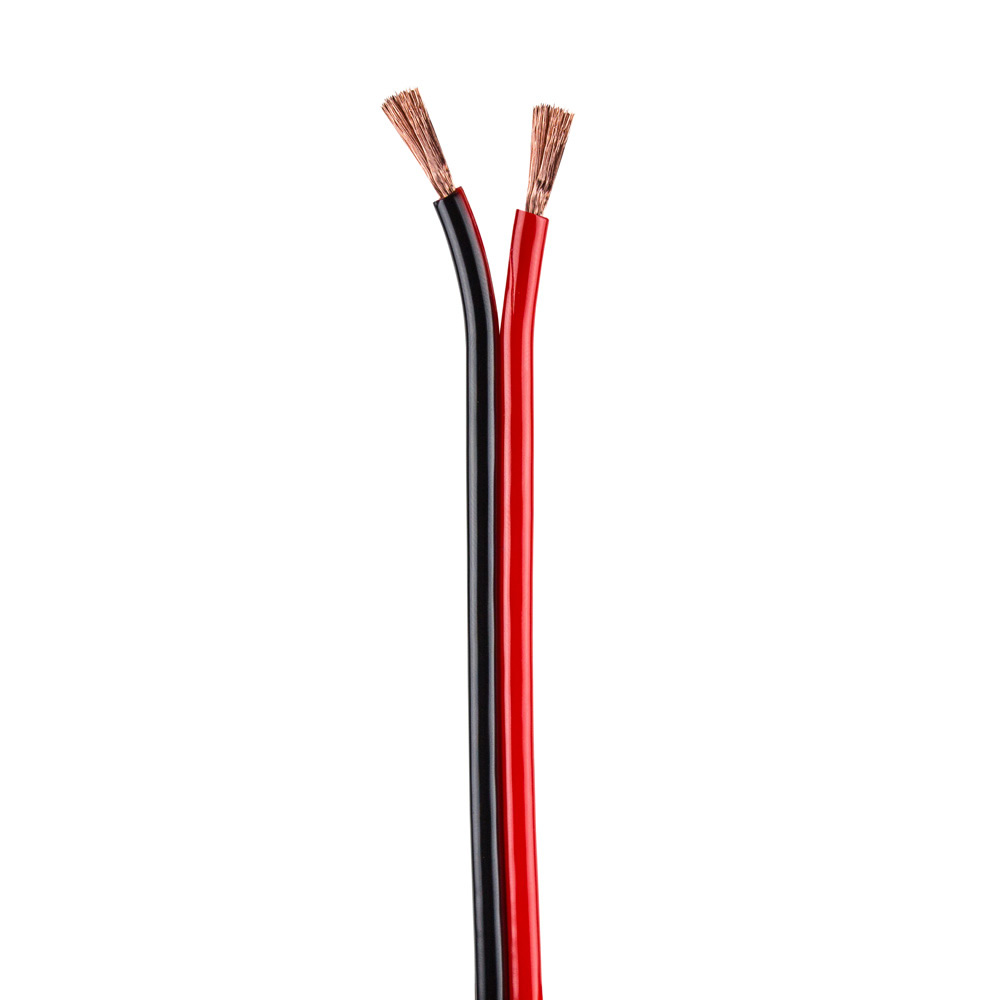 Speaker Wire 10 Gauge All Copper Red-Black Paired Coil - 100