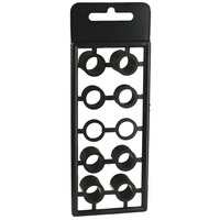 Shaft Spacer Tree Assorted Sizes Black - Package of 10