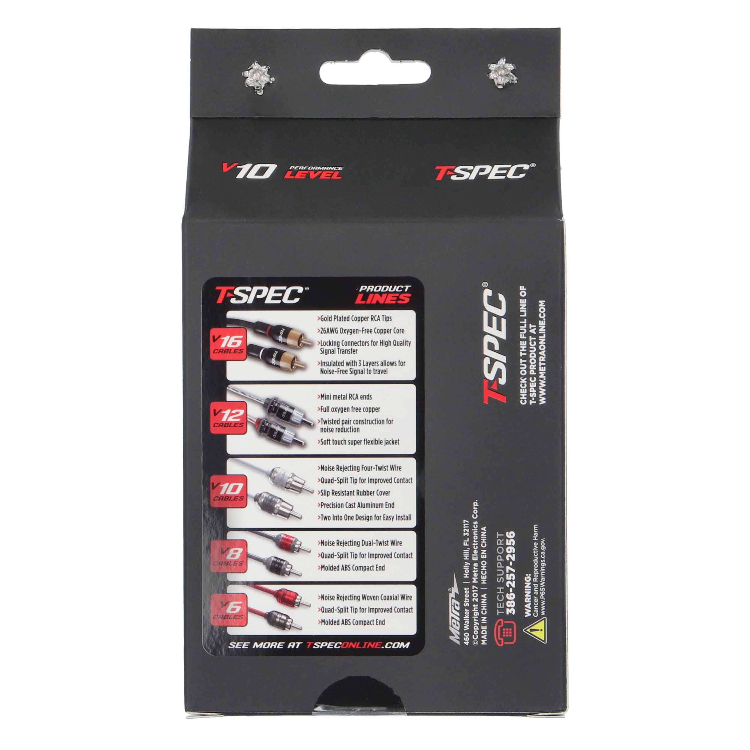 RCA v10 Series 2-Channel Audio Cable - 6 FT