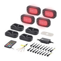 RGB Wide Angle Rock Light Kit - 4 Pack