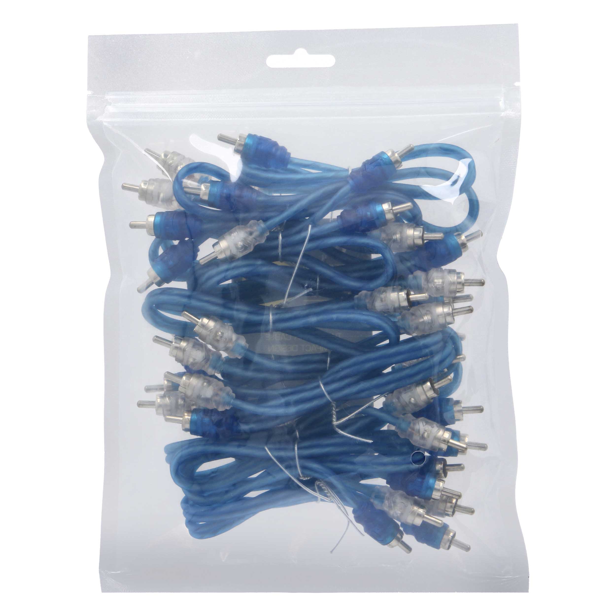 R2 Bulk Series 2-Channel RCA Cable | 1.5 ft. | 10 Pack