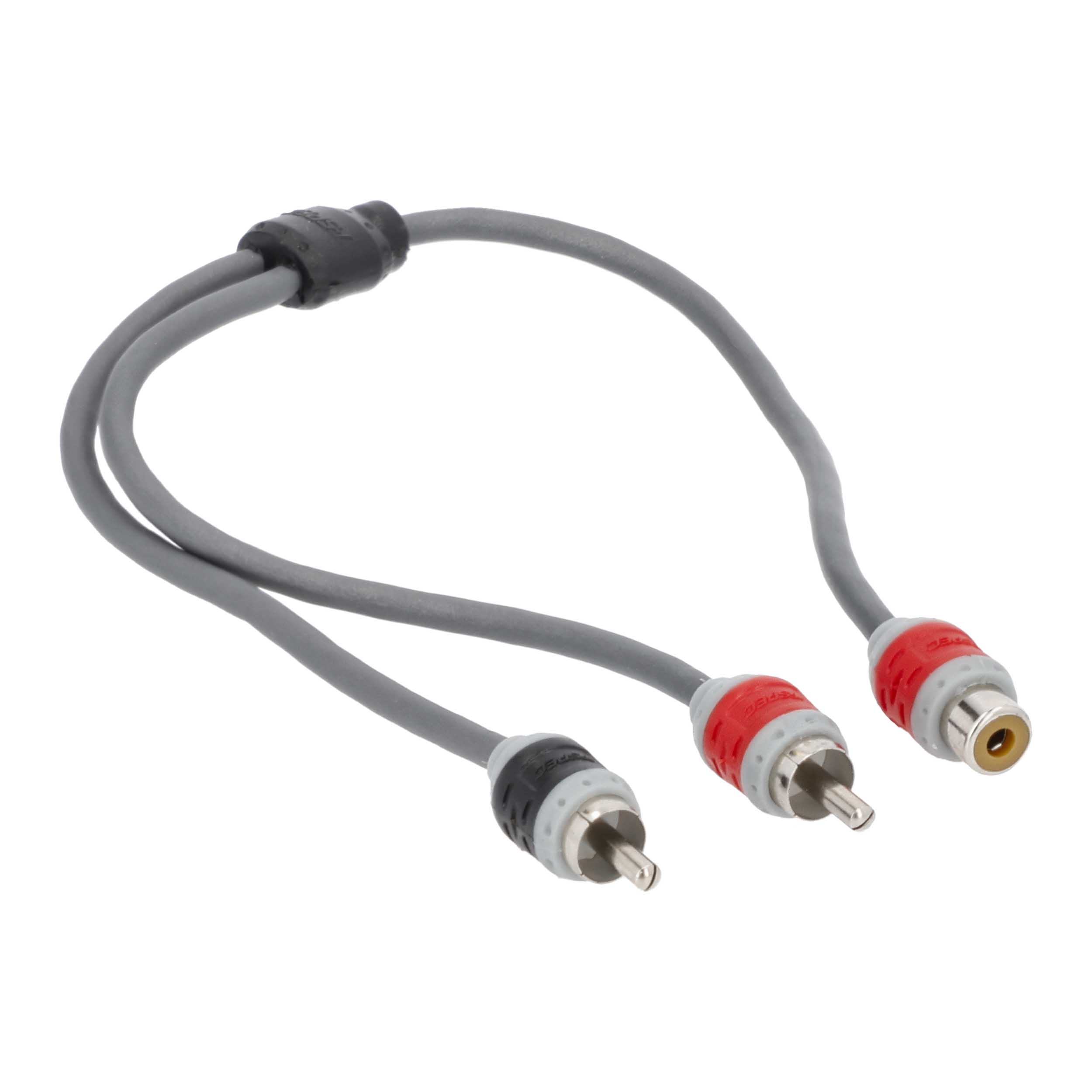 V8 Series 1 Female to 2 Male RCA Y Cable | 0.5 ft.