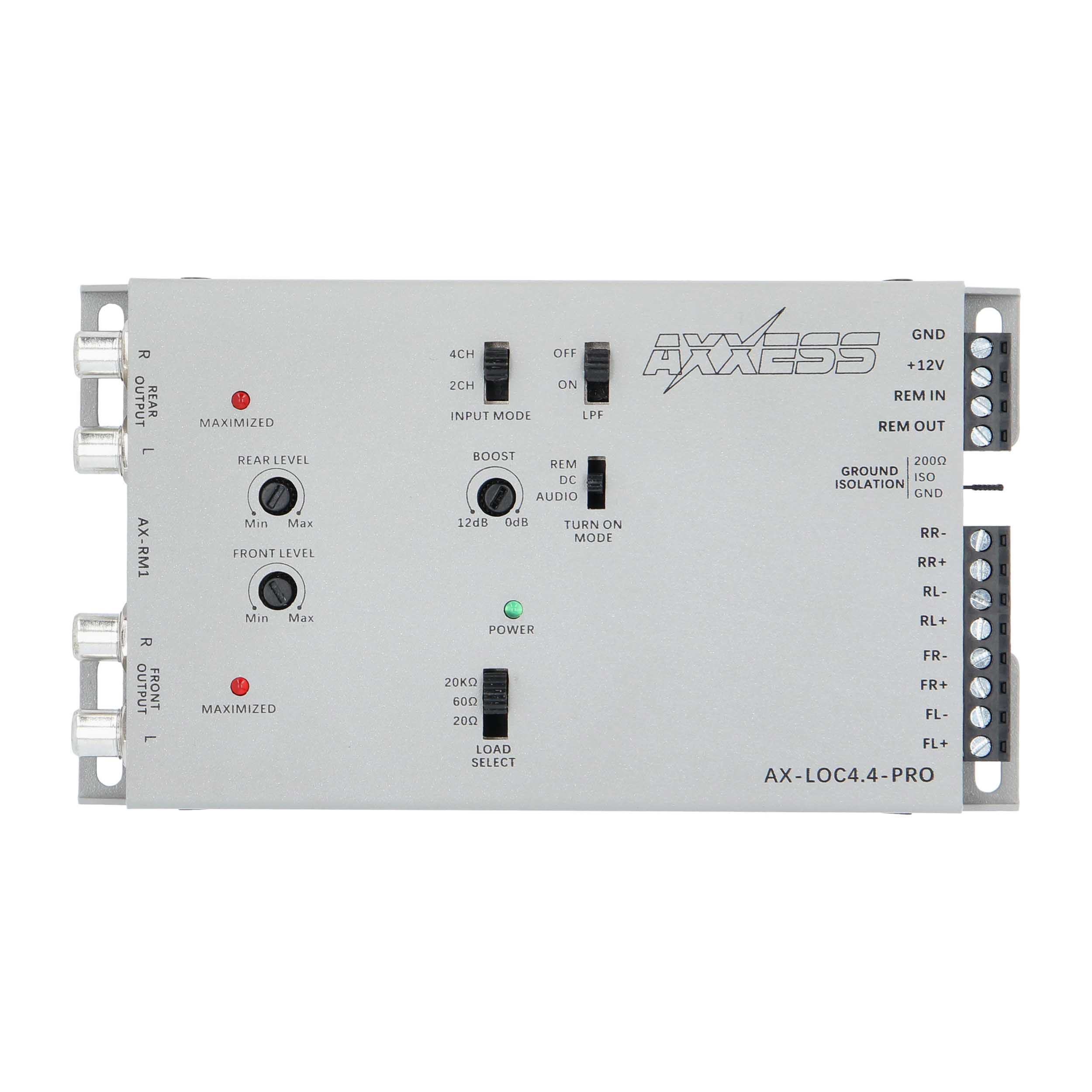 4CH Active Line Output Converter with Bass Boost