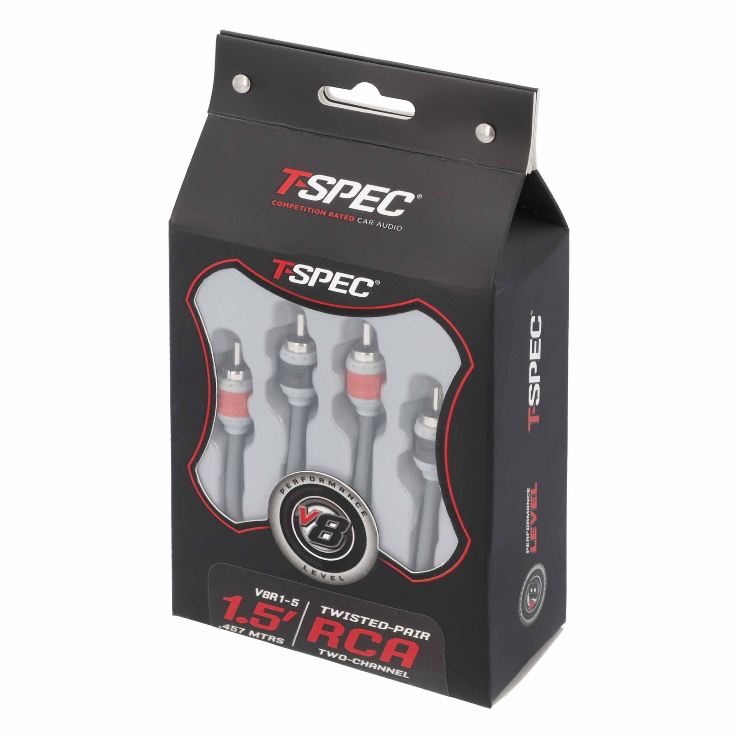 RCA v8 Series 2-Channel Audio Cable - 1.5 FT