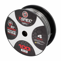 V10 OFC Tinned Ground Wire | 4 AWG | 100 ft. | Black