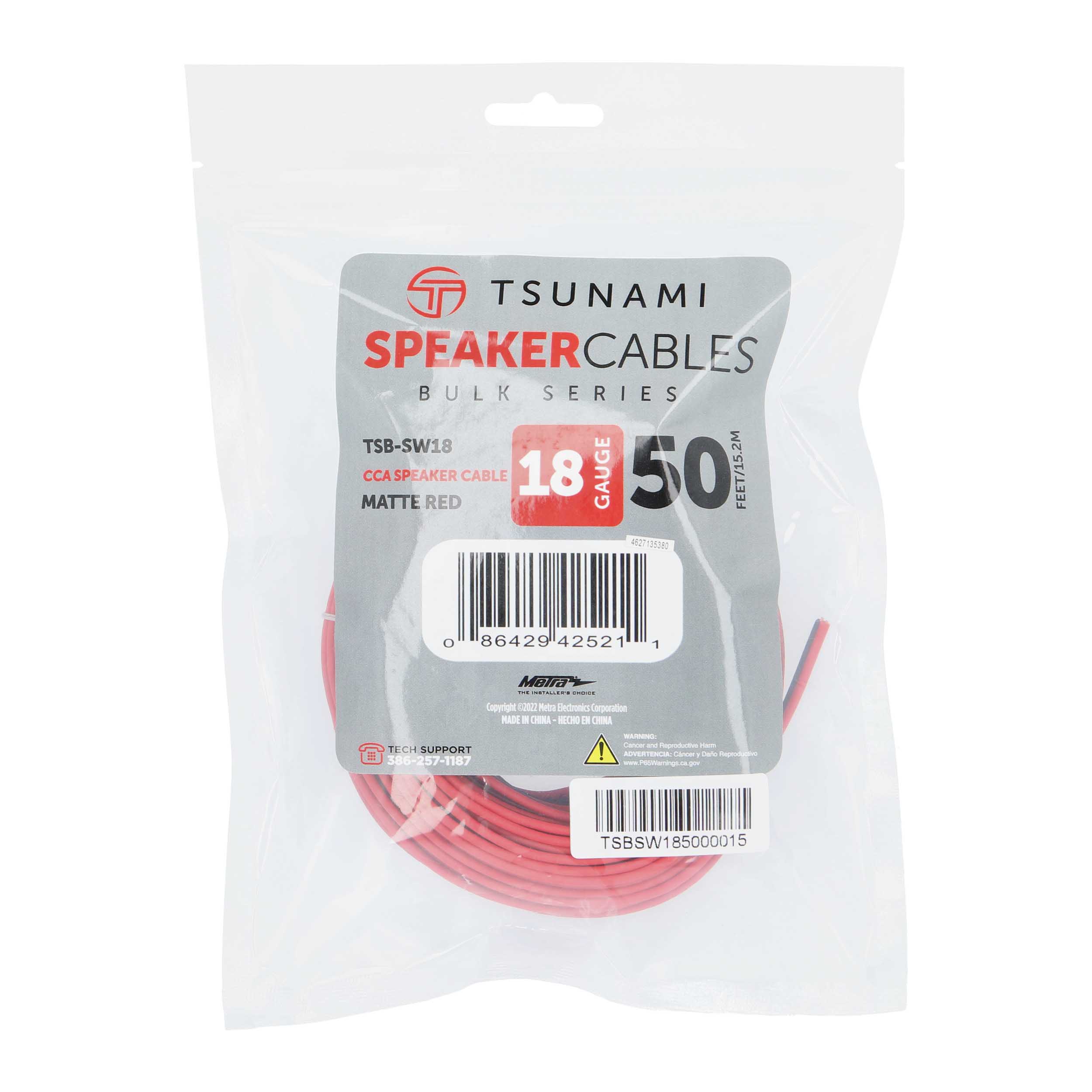 CCA 50FT 18GA Speaker Wire